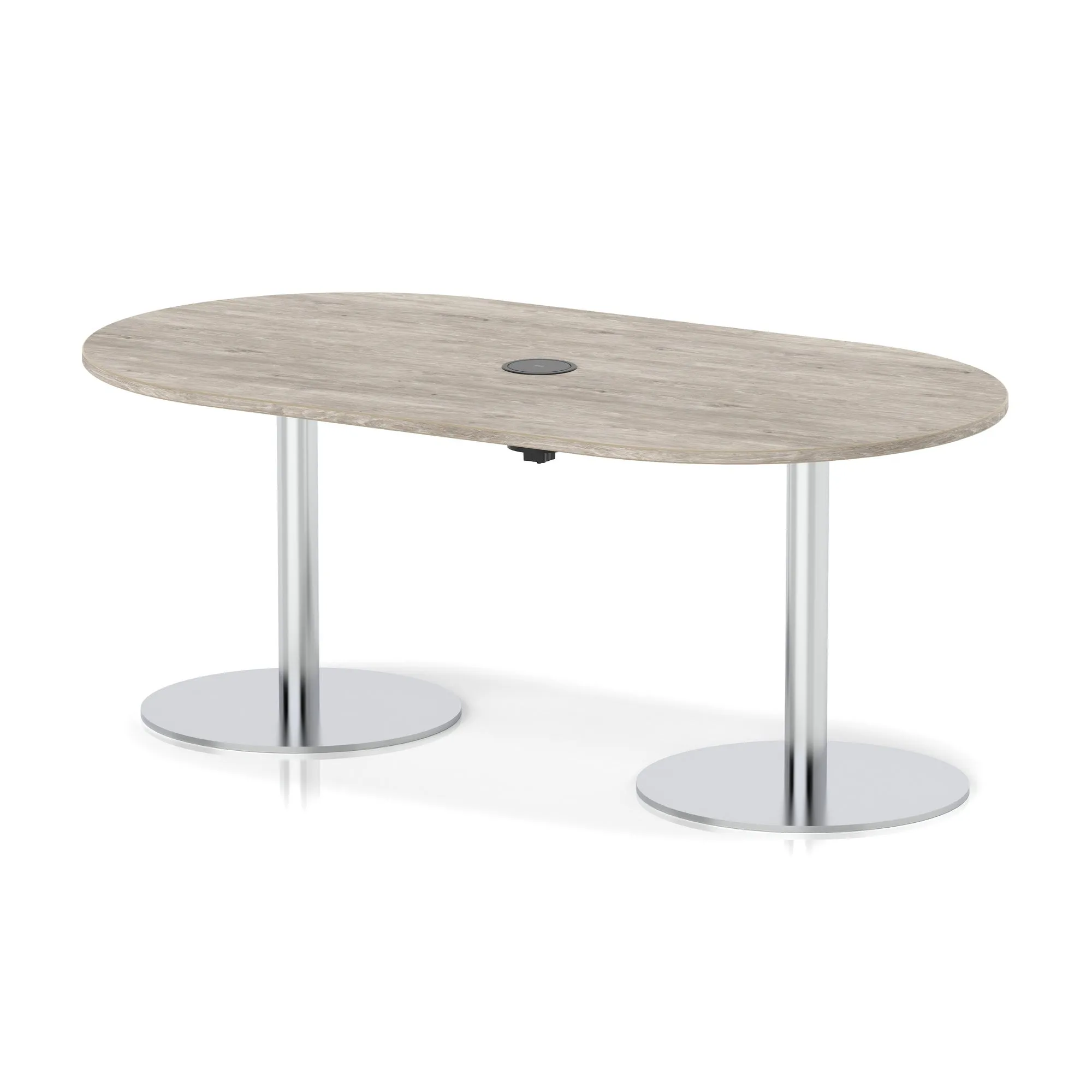 Italia Volta Poseur Boardroom Table With Pop-up Power Module