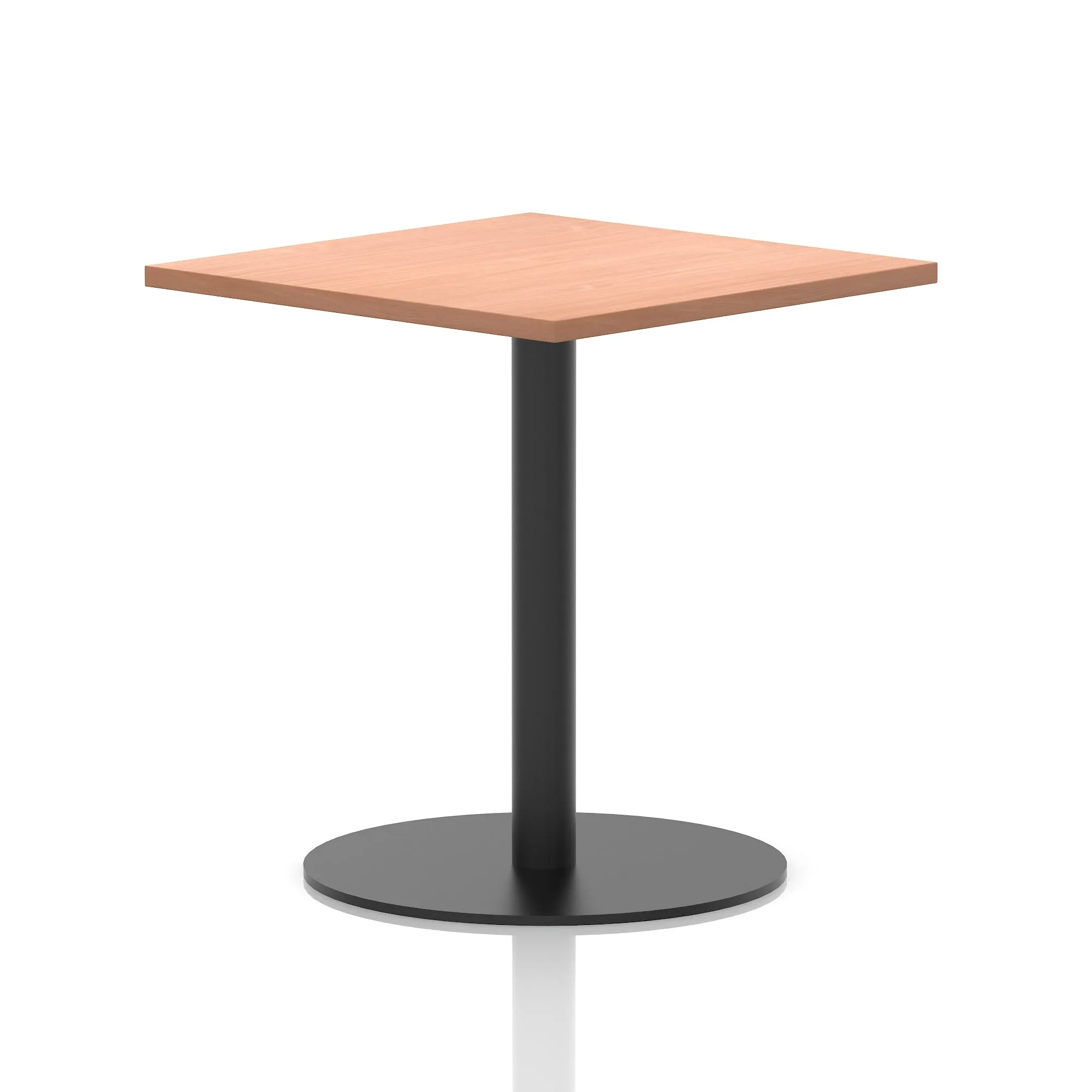 EE - Italia Square Poseur Table Black Leg