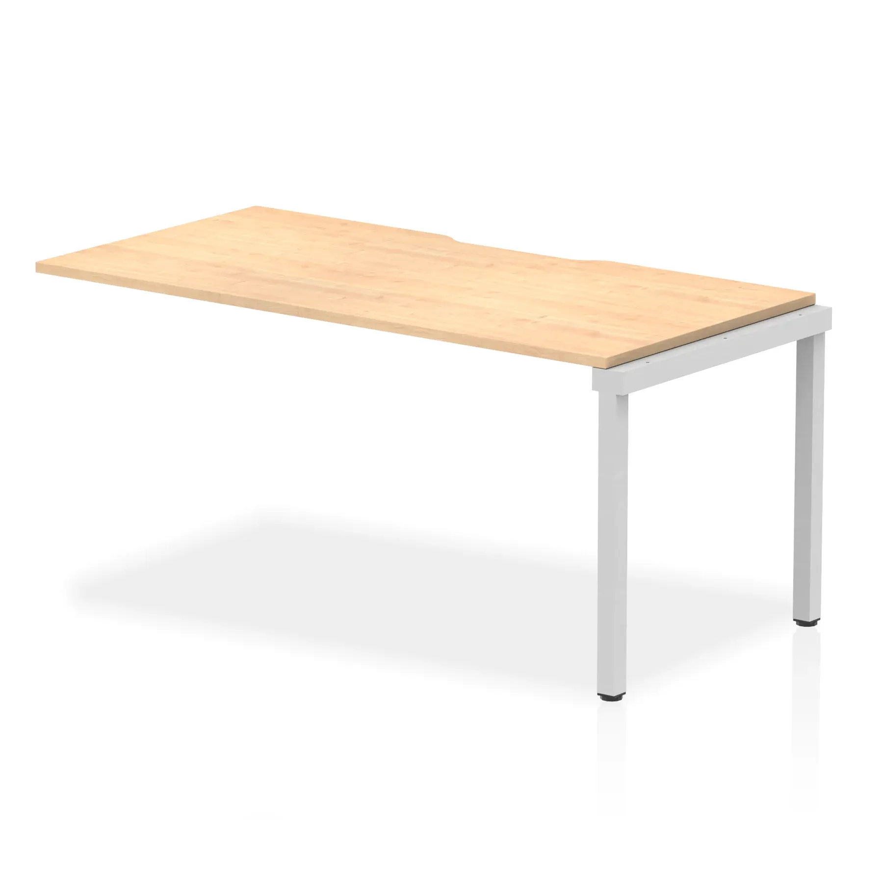 Evolve Plus Single Row Bench Desk Extension Kit