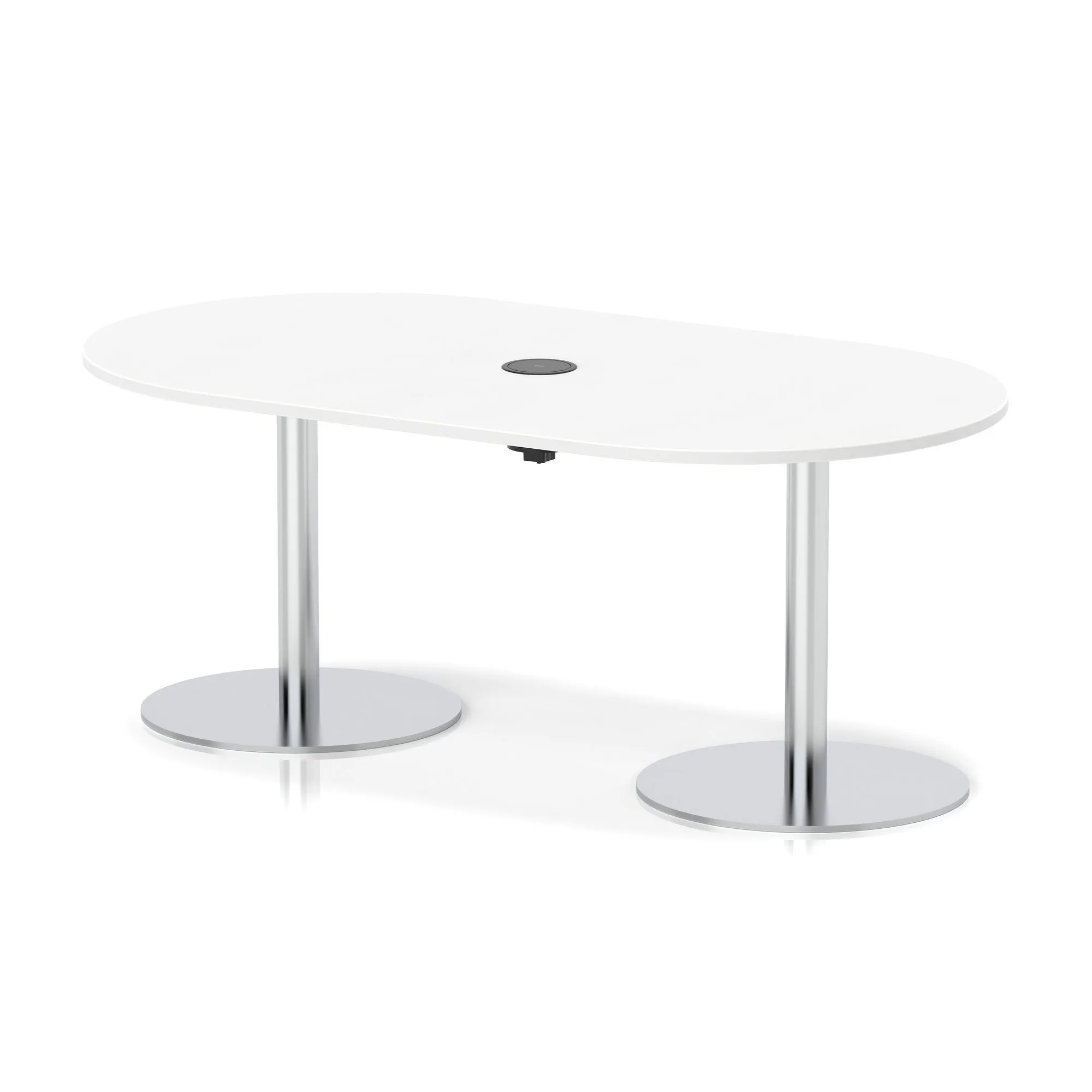 Italia Volta Poseur Boardroom Table With Pop-up Power Module
