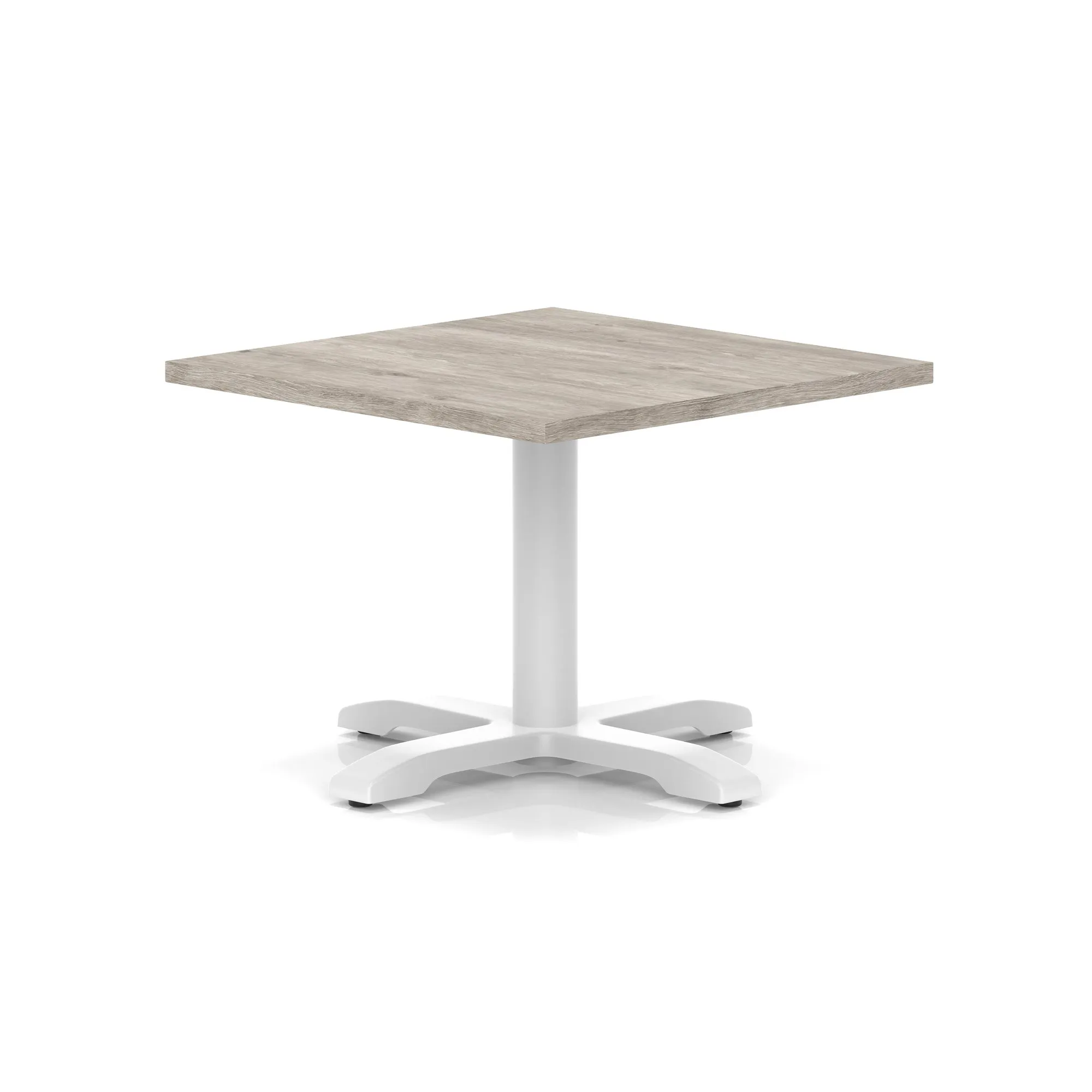 Italia Square Coffee Table With Cross Base