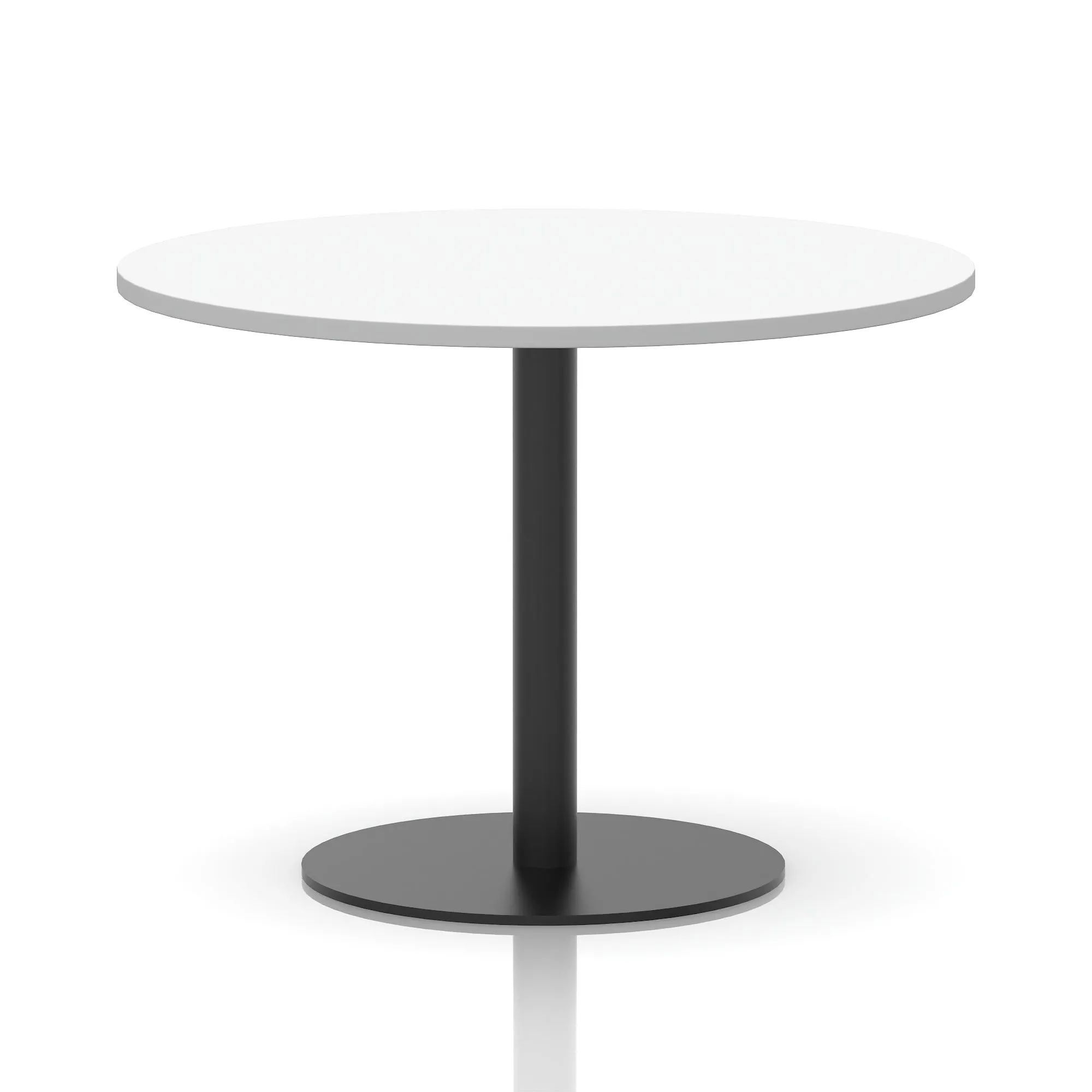 EE - Italia Round Poseur Table Black Leg