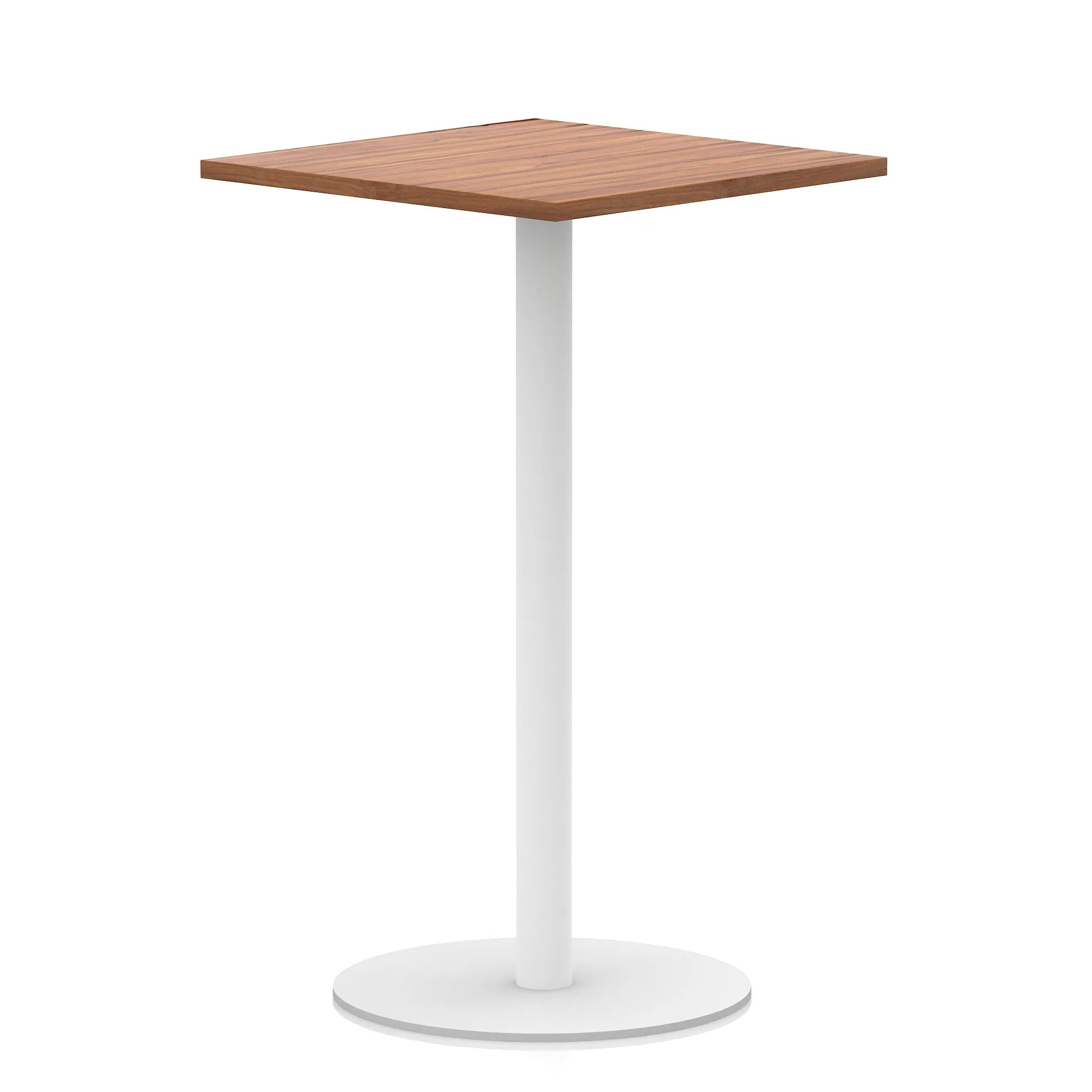 EE - Italia Square Poseur Table White Leg