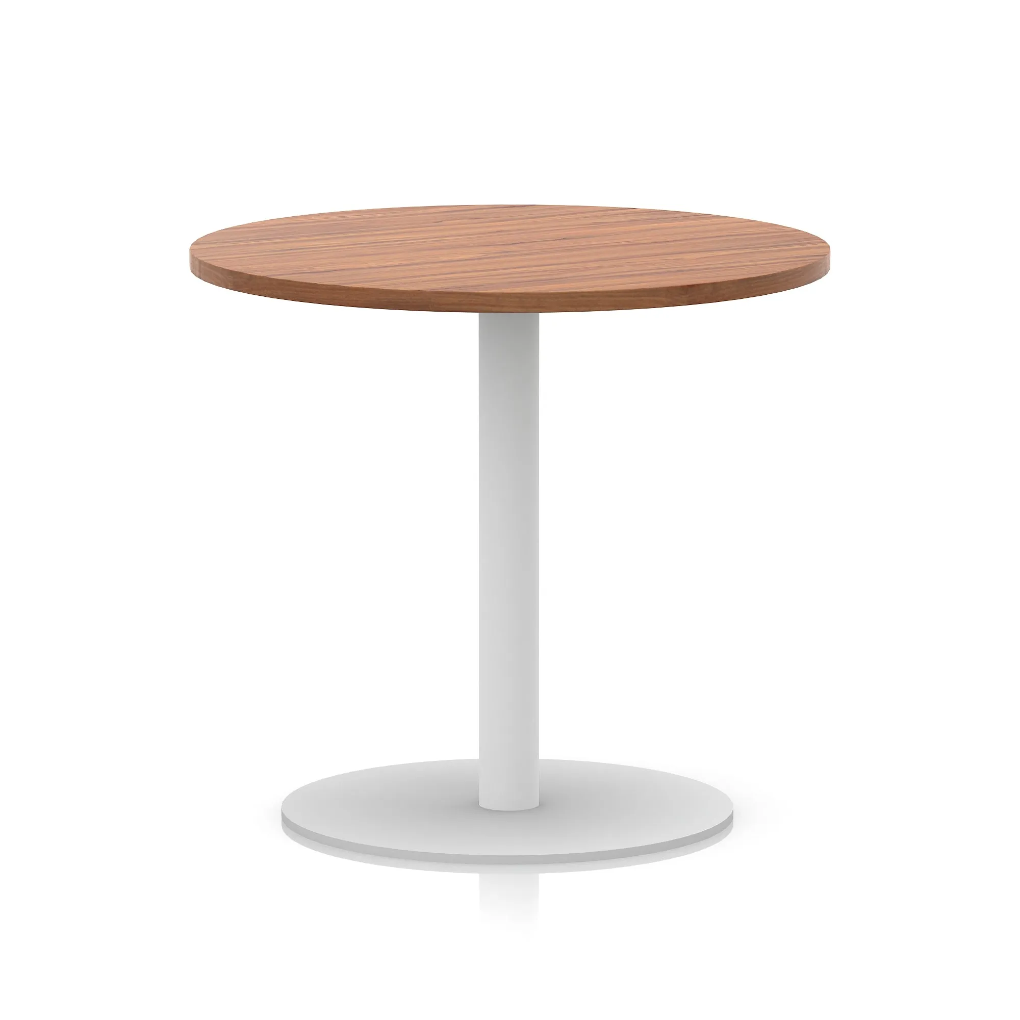 EE - Italia Round Poseur Table White Leg
