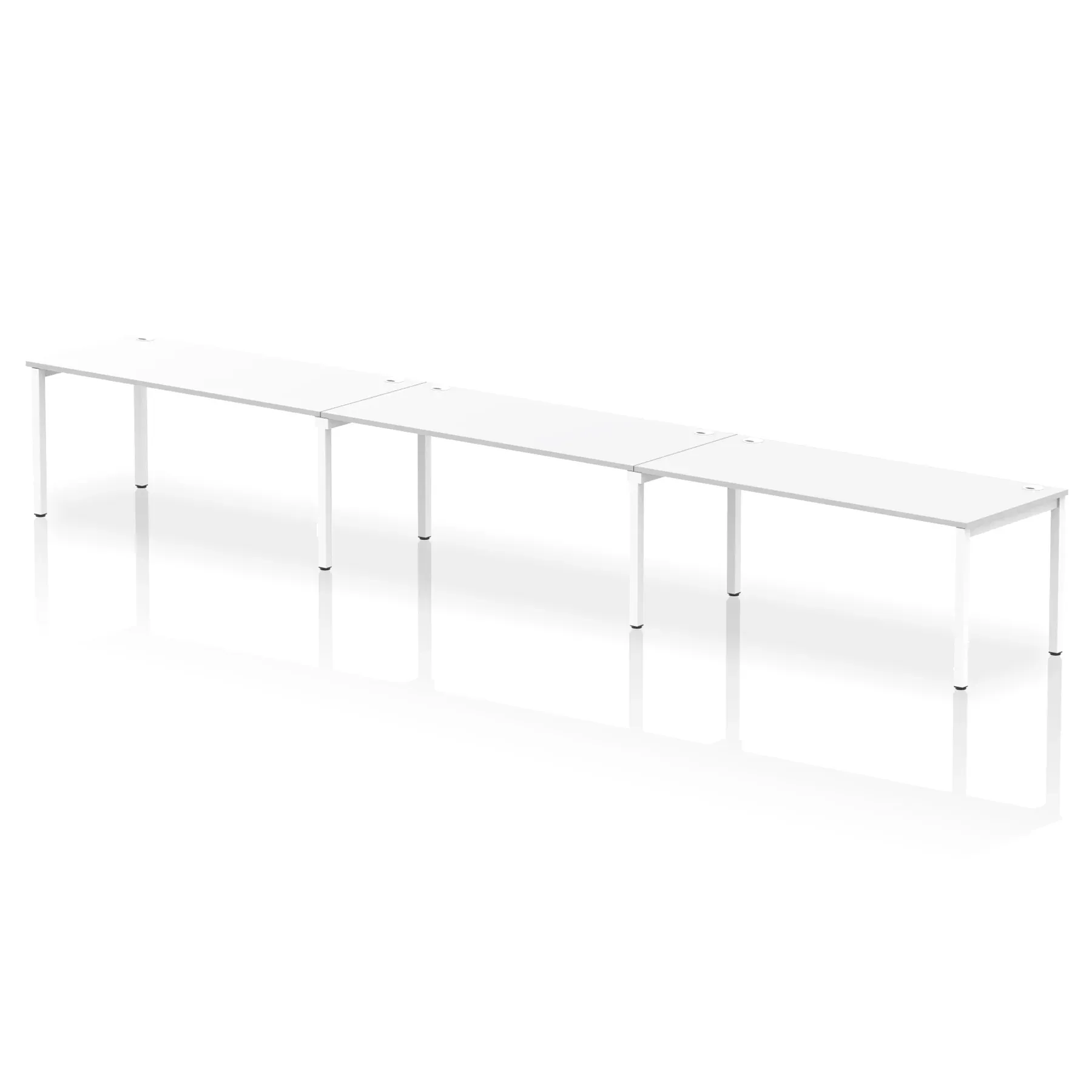 Impulse Single Row Bench Desk - 3 Person