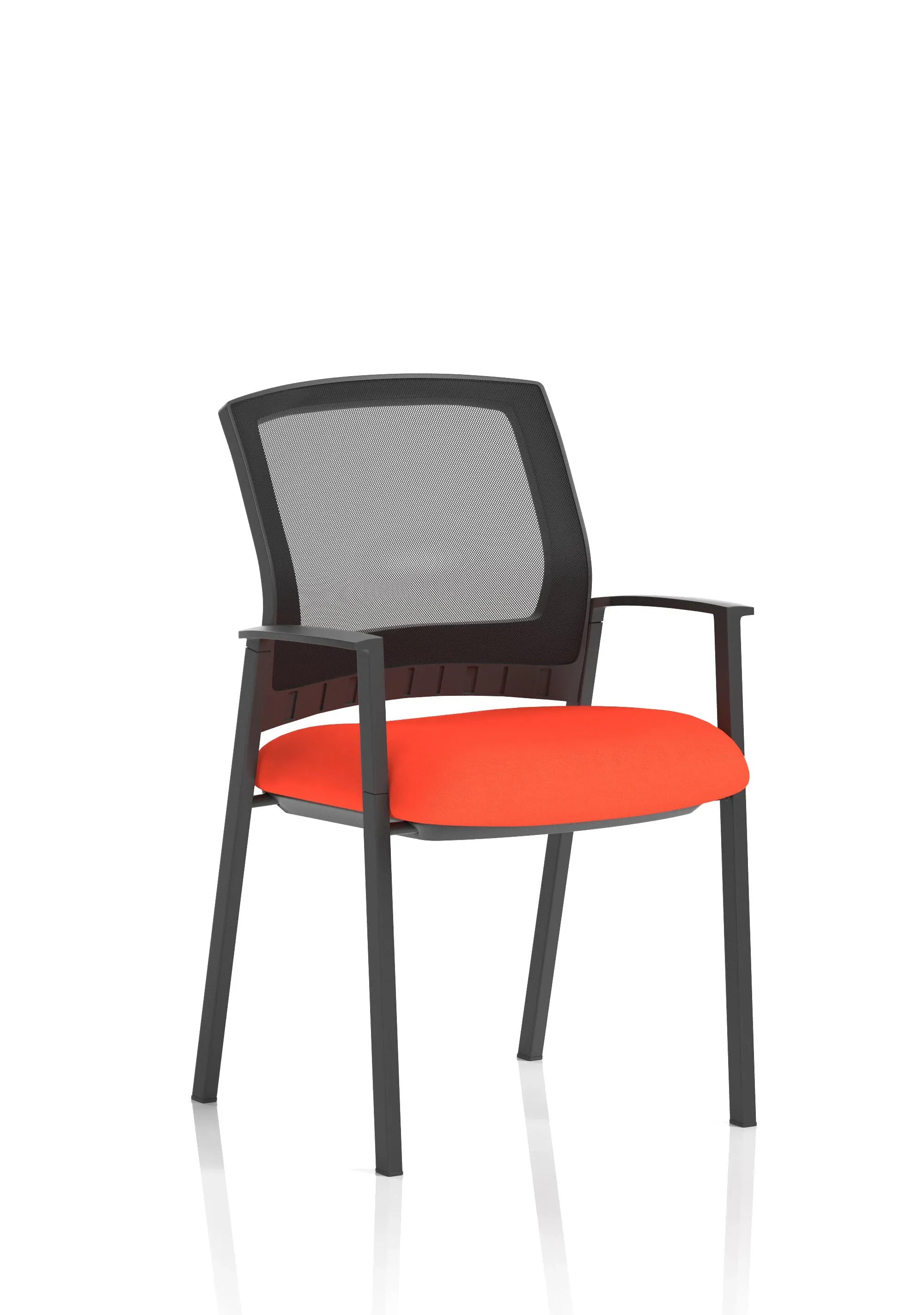 EE - Metro Medium Mesh Back Stacking Visitor Chair with Arms