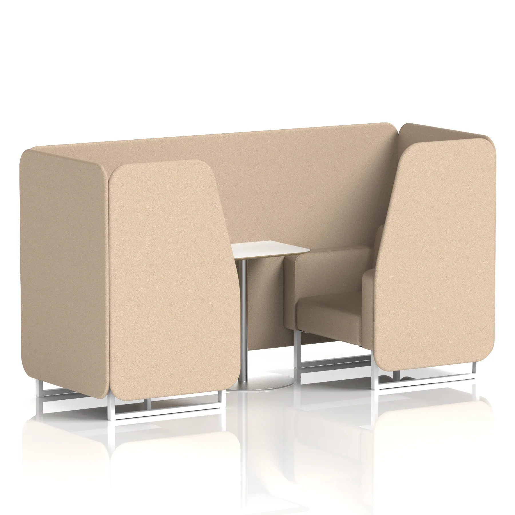 Brixworth Booth With White Table In Single Tone