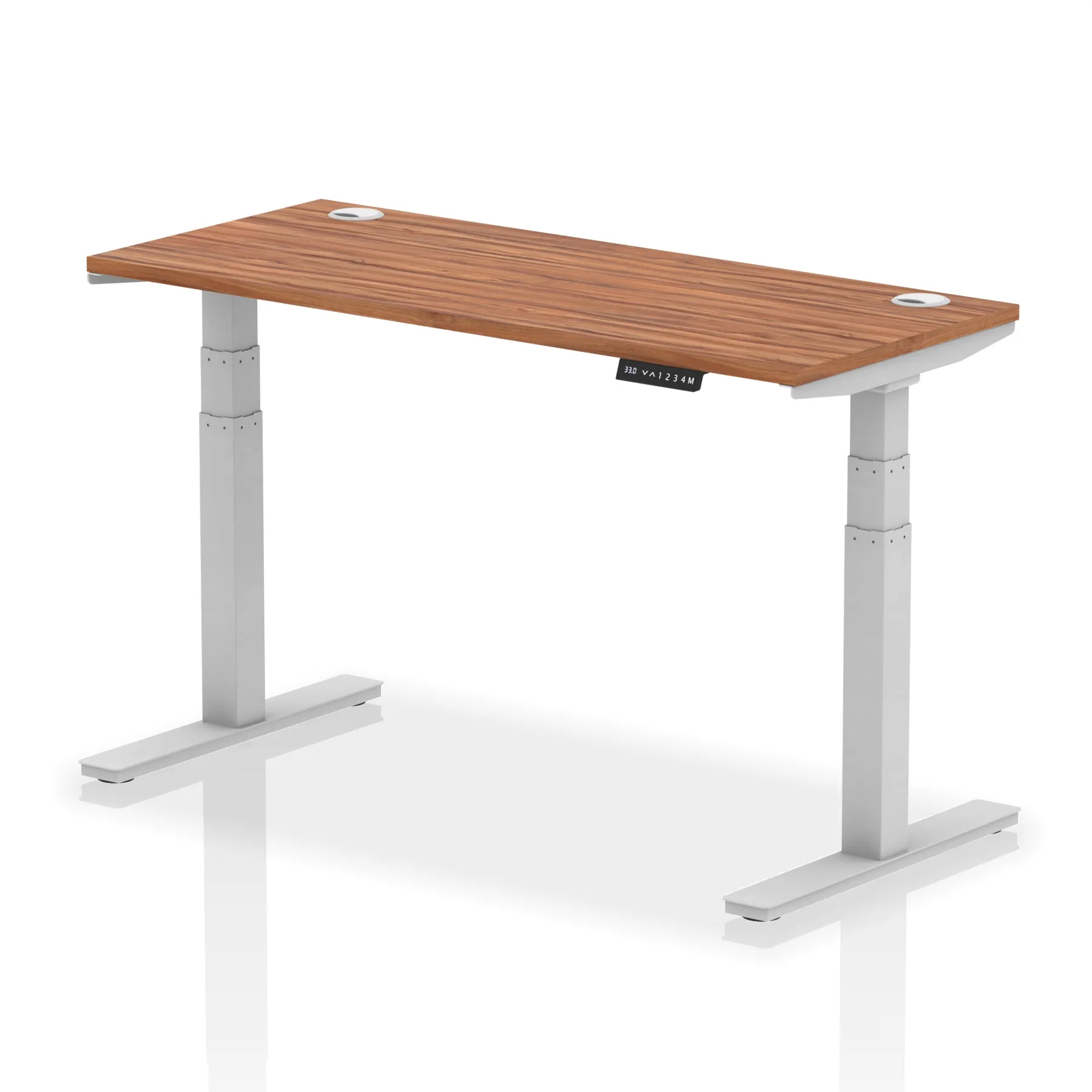 EE - Air Height Adjustable Slimline Desk With Cable Ports