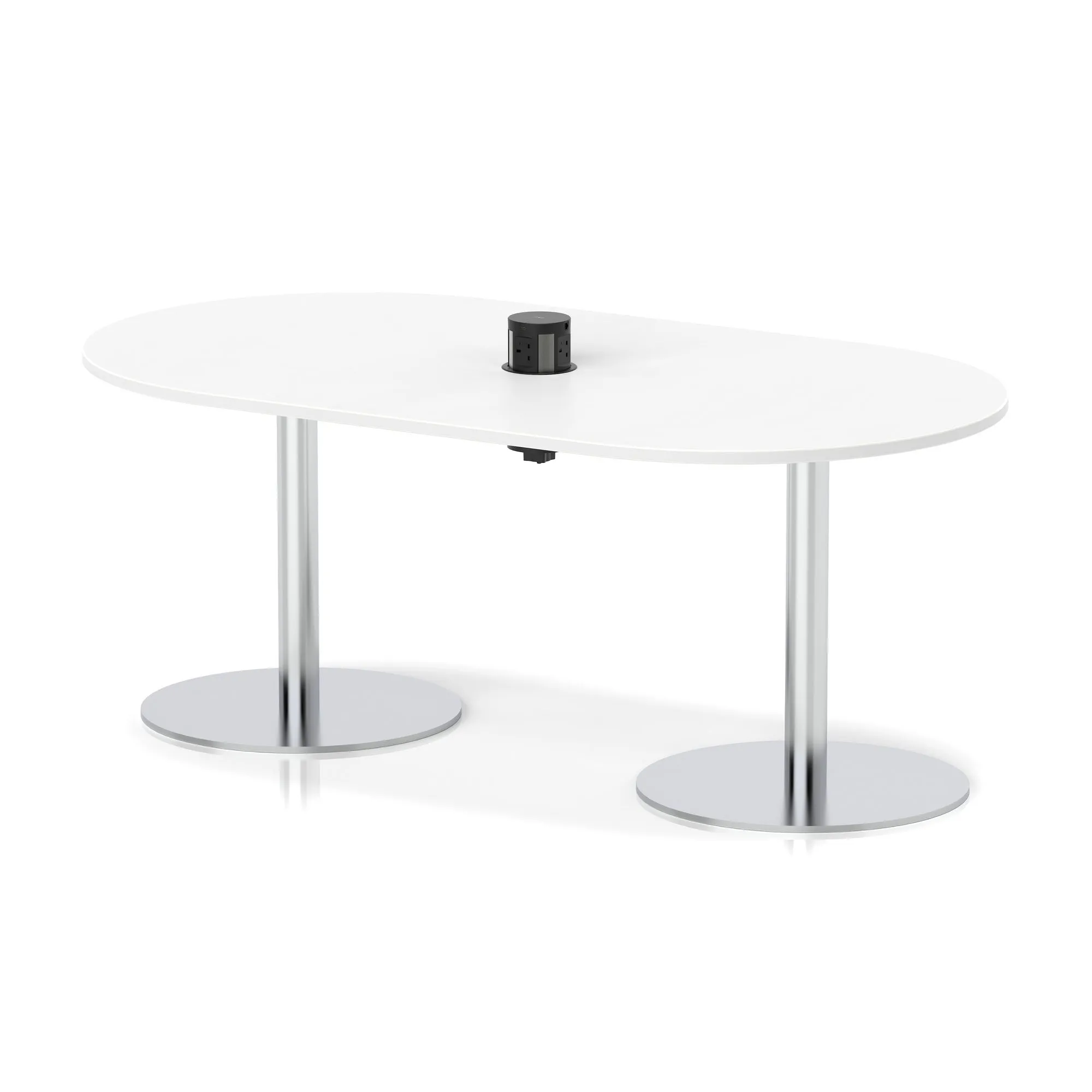 Italia Volta Poseur Boardroom Table With Pop-up Power Module