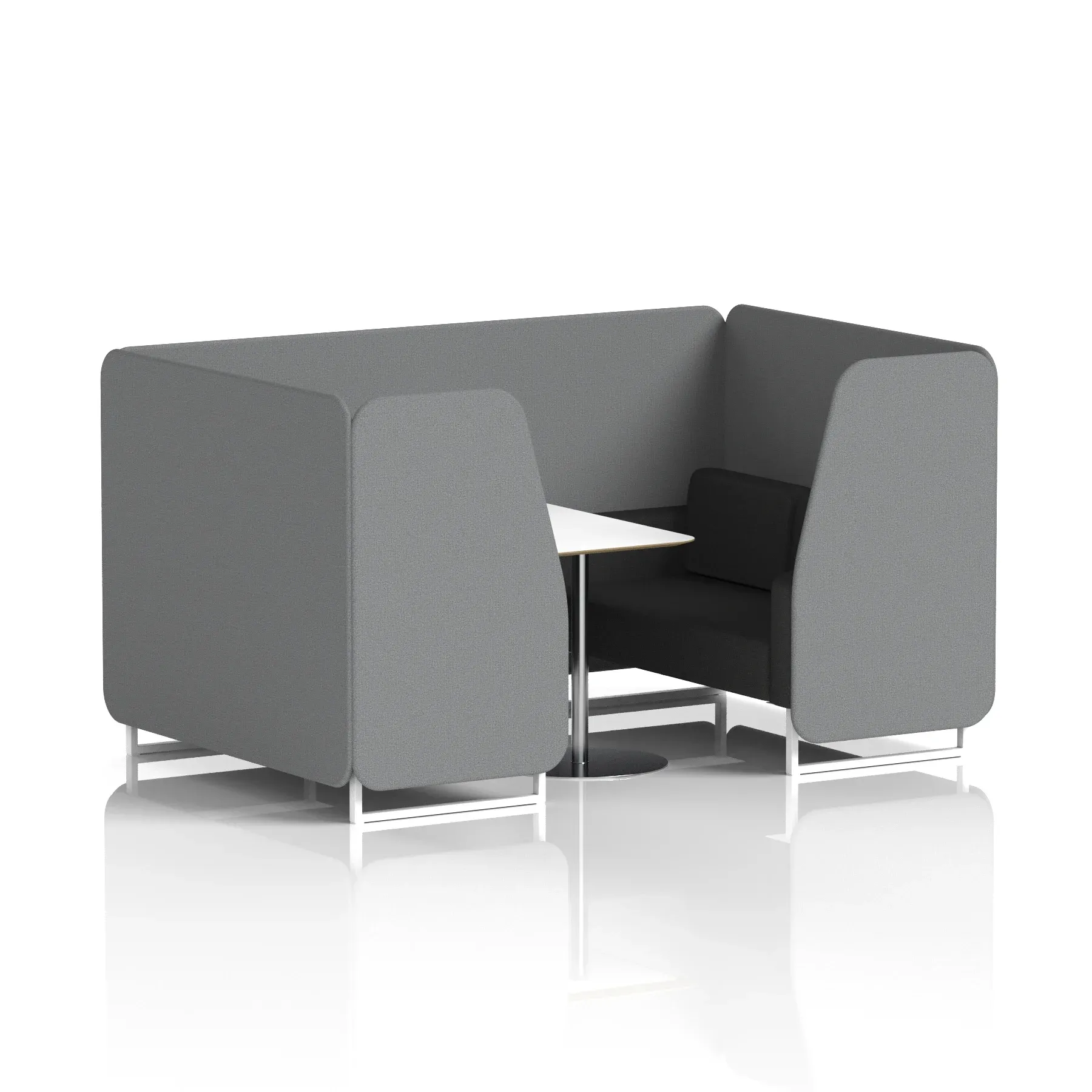 Brixworth Booth With White Table In Two Tone
