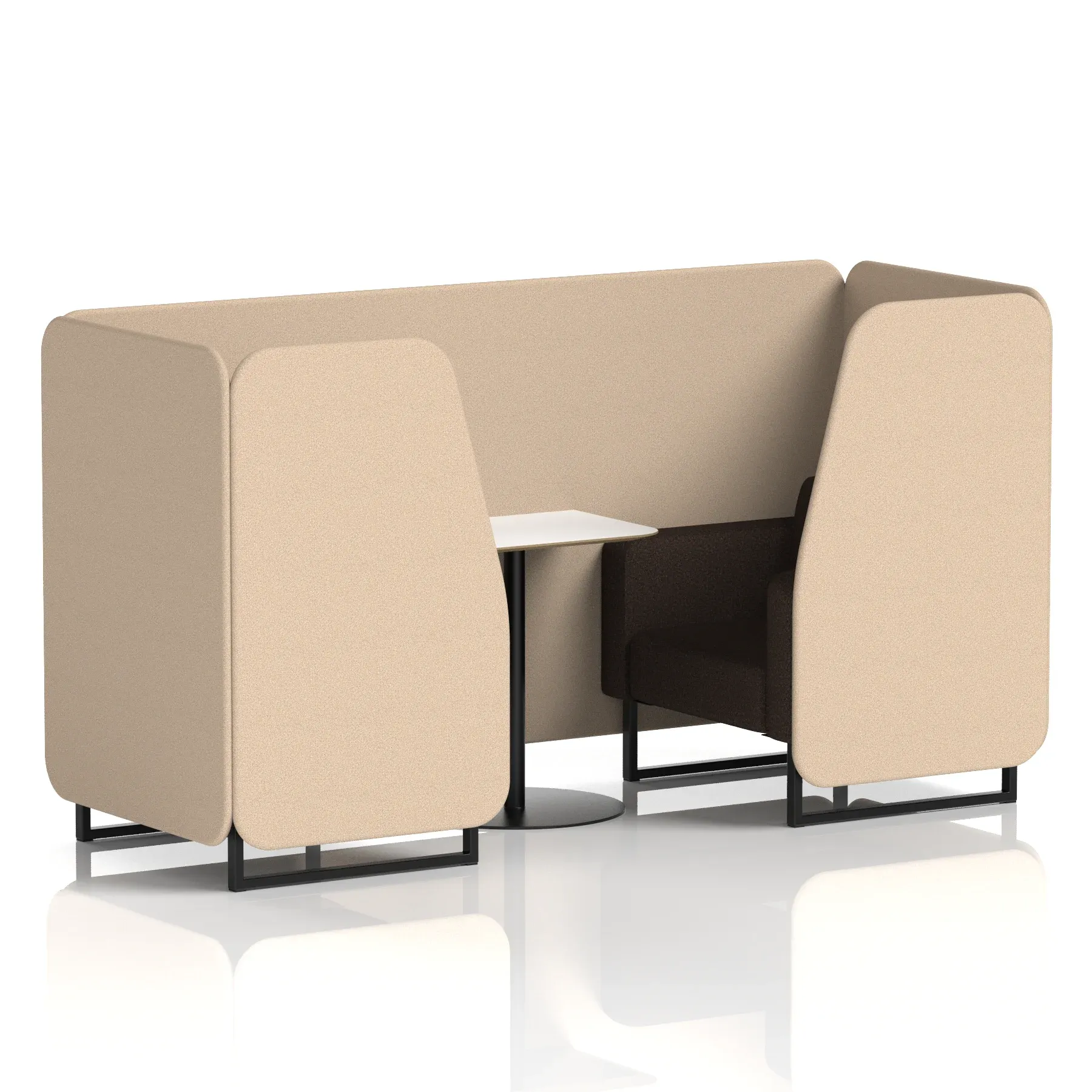 Brixworth Booth With White Table In Two Tone