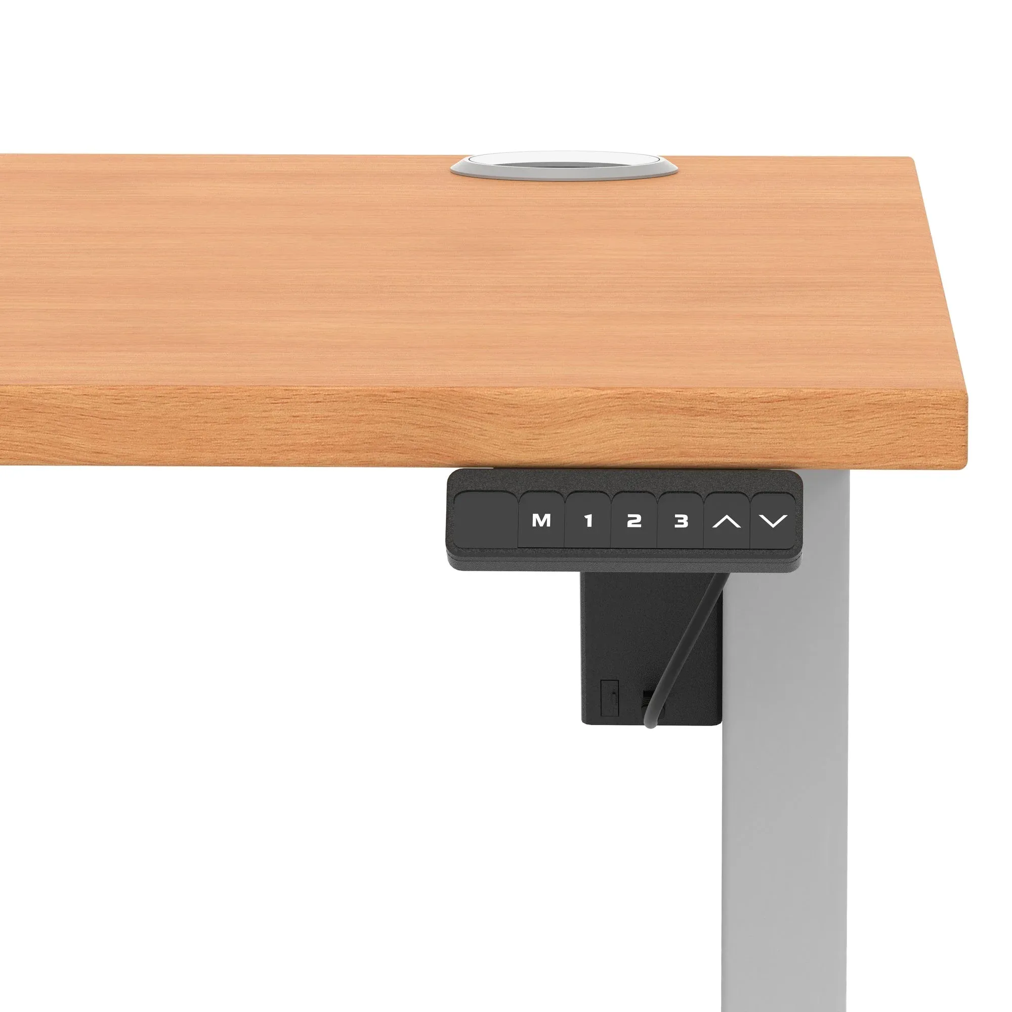 Air Lite Height Adjustable Desk With Cable Ports