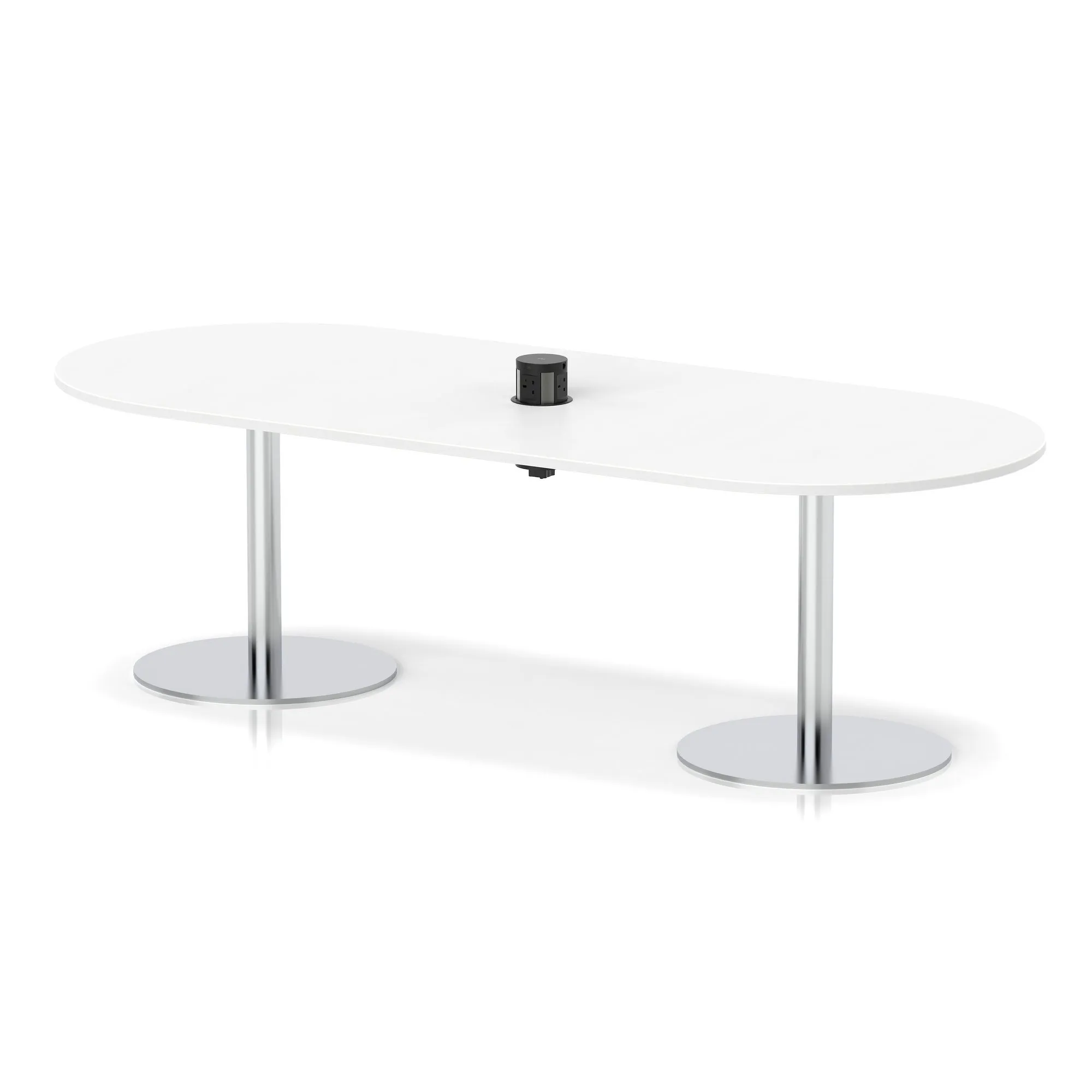 Italia Volta Poseur Boardroom Table With Pop-up Power Module