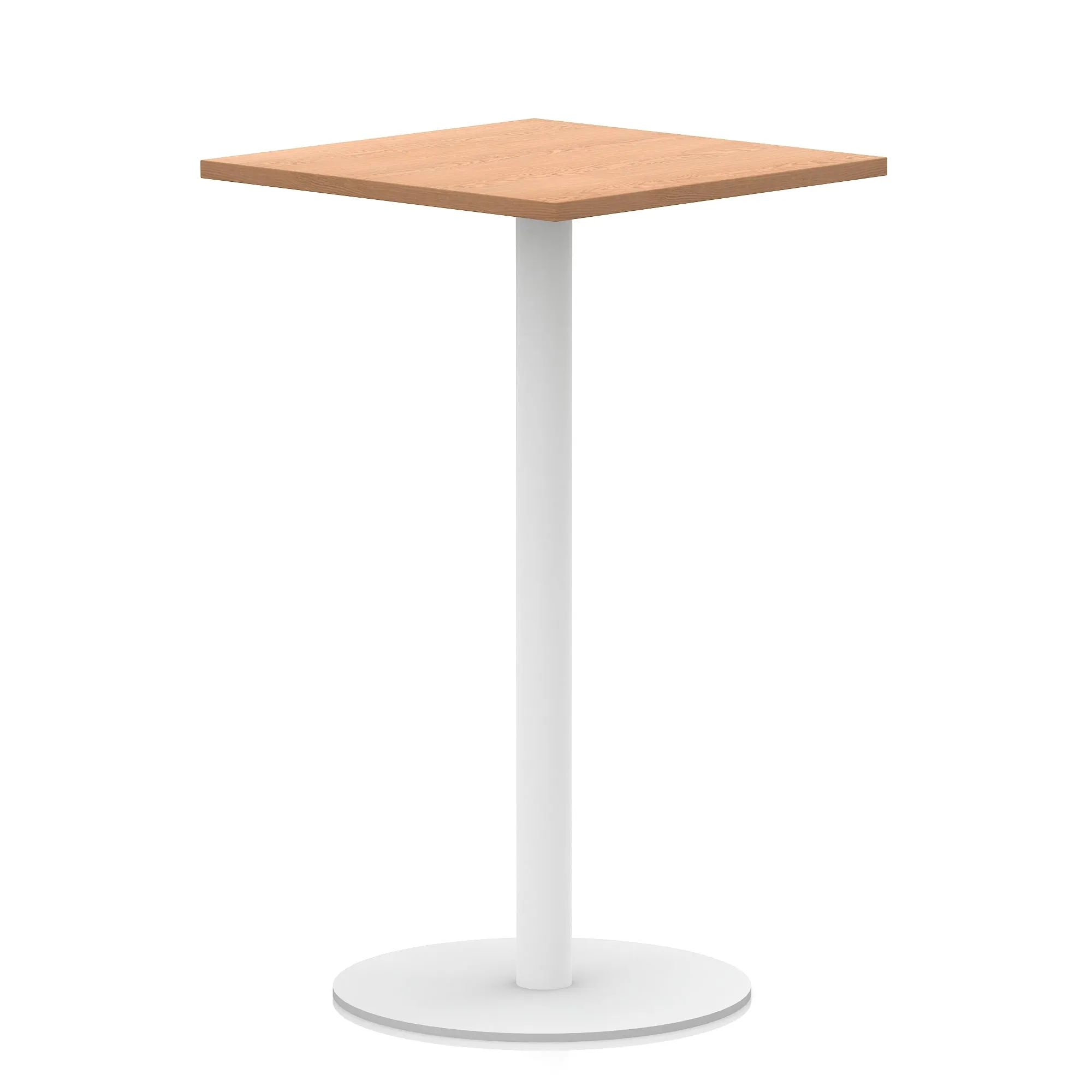 EE - Italia Square Poseur Table White Leg