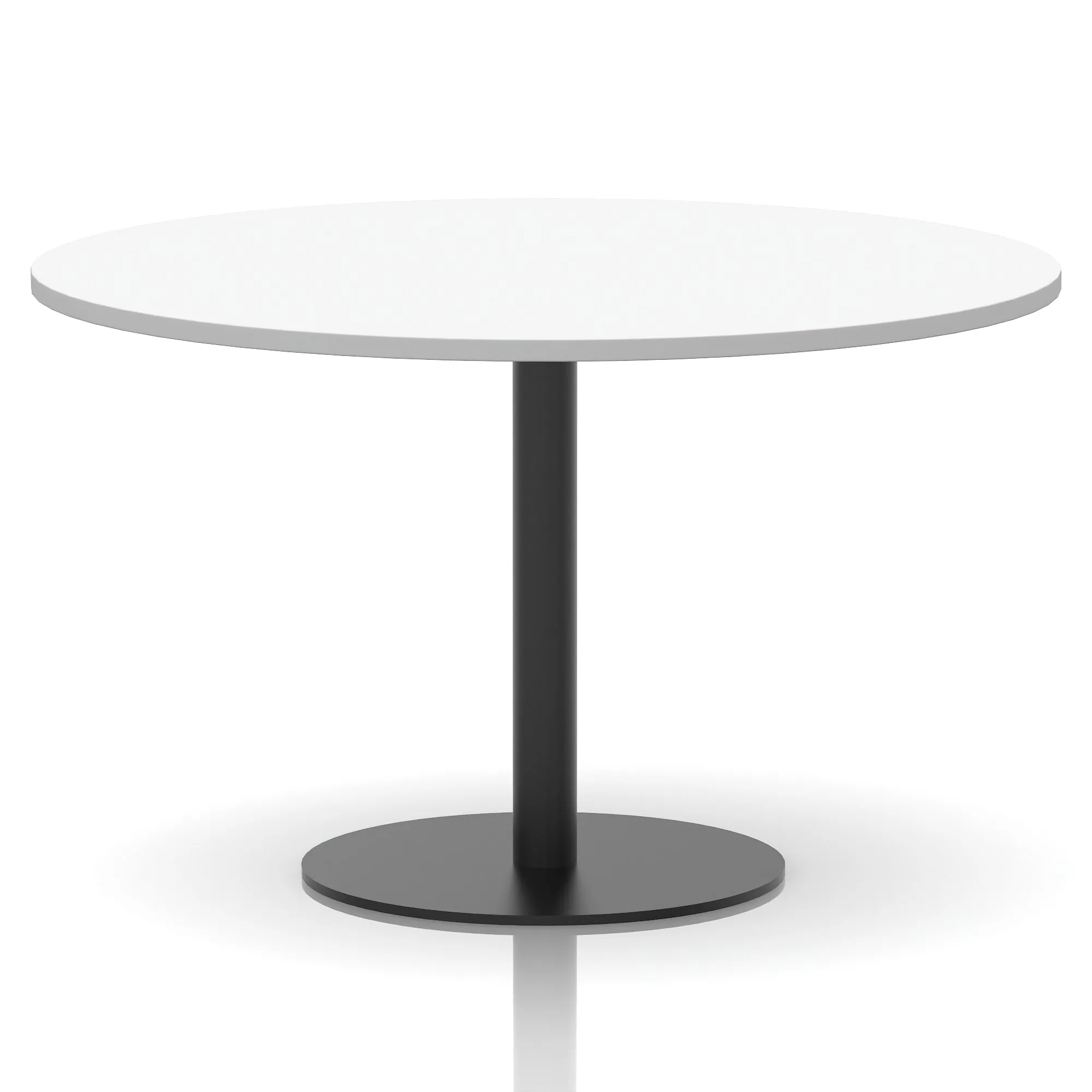 EE - Italia Round Poseur Table Black Leg