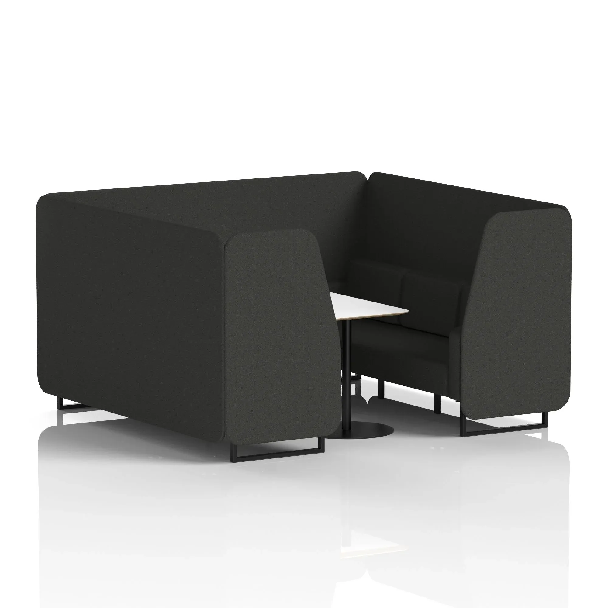 Brixworth Booth With White Table In Single Tone
