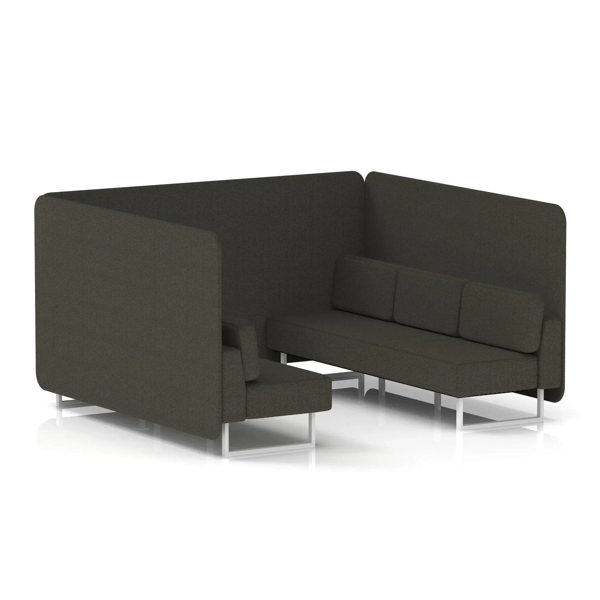 Brixworth Bench Booth in Single Tone