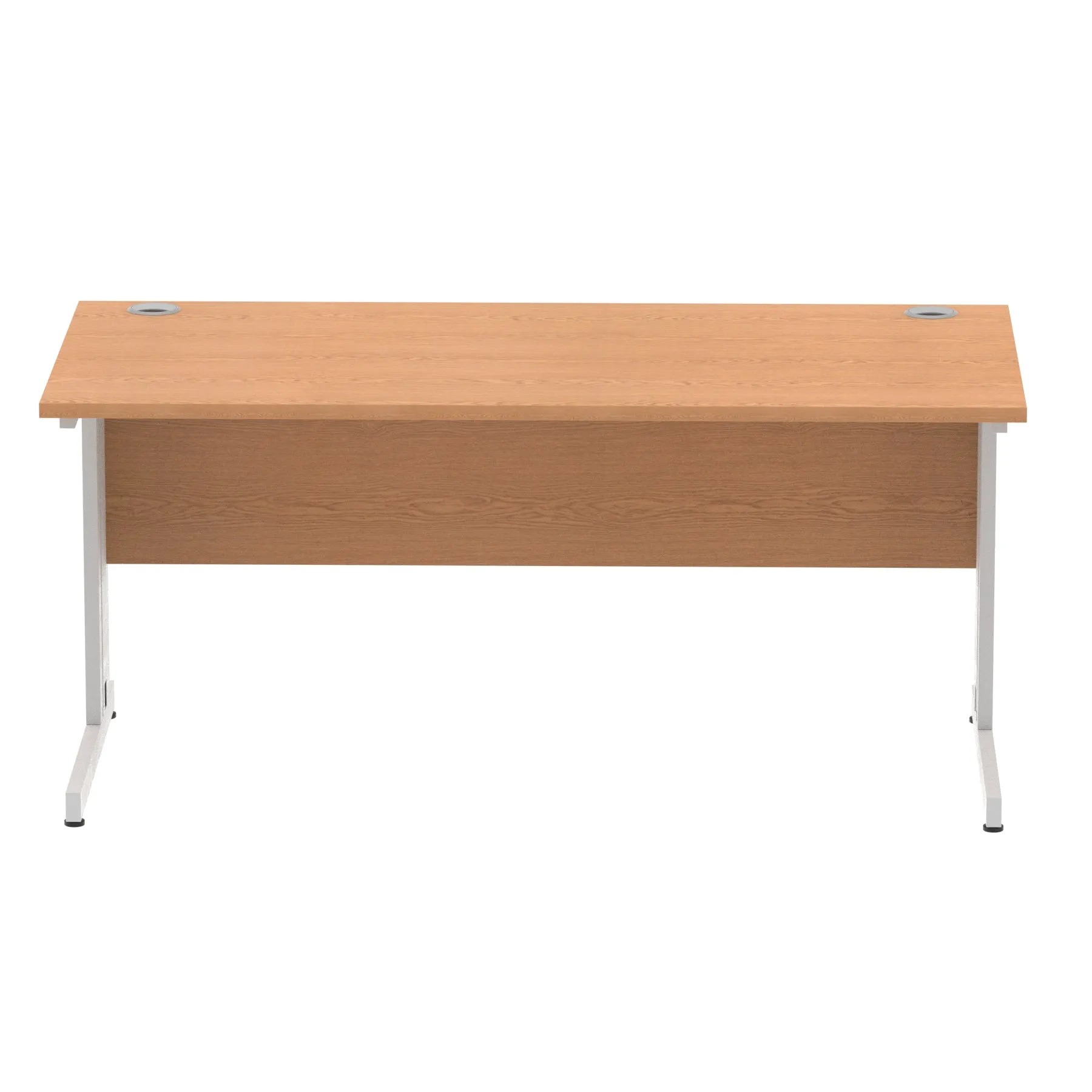 Impulse 1600mm Straight Desk Cable Managed Leg