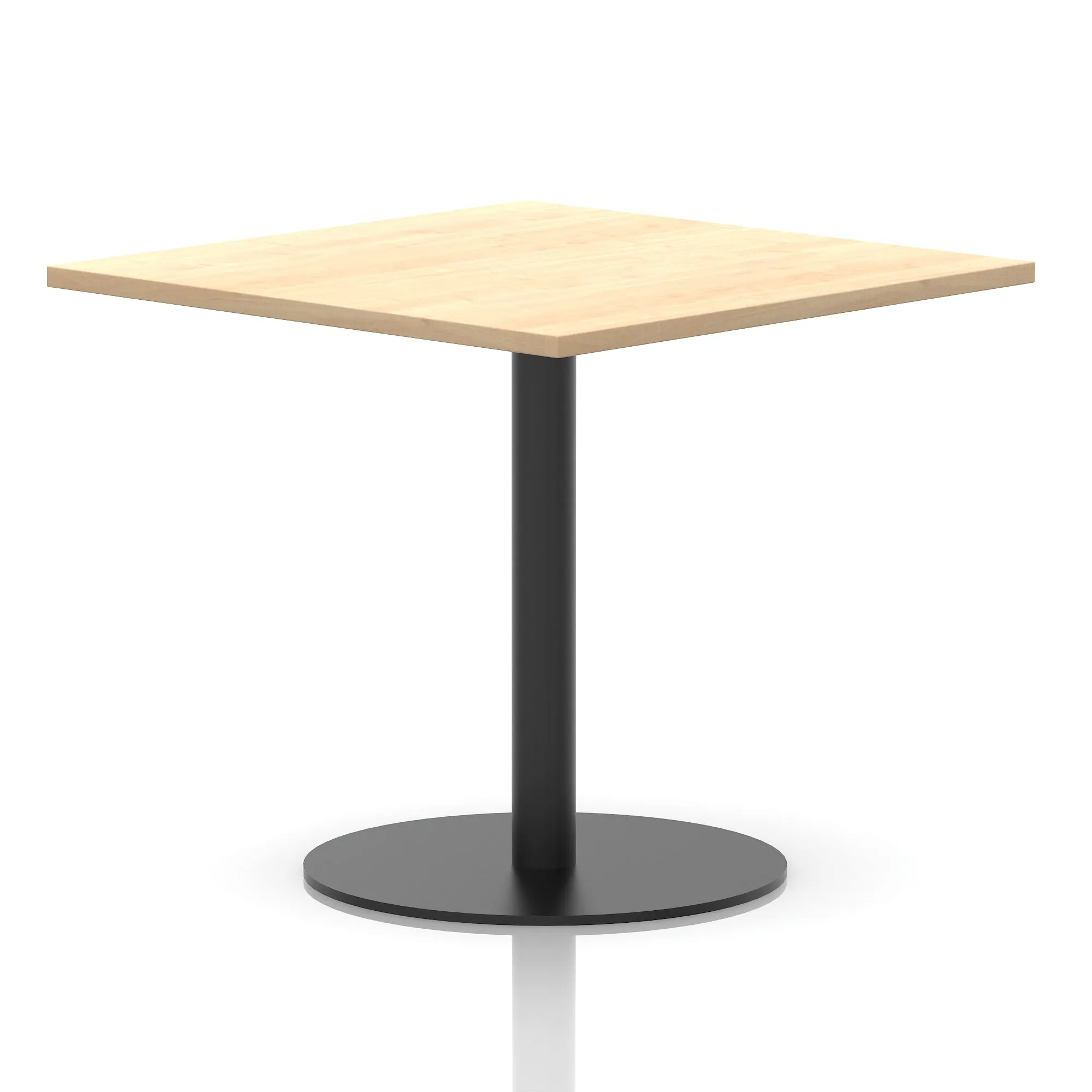 EE - Italia Square Poseur Table Black Leg
