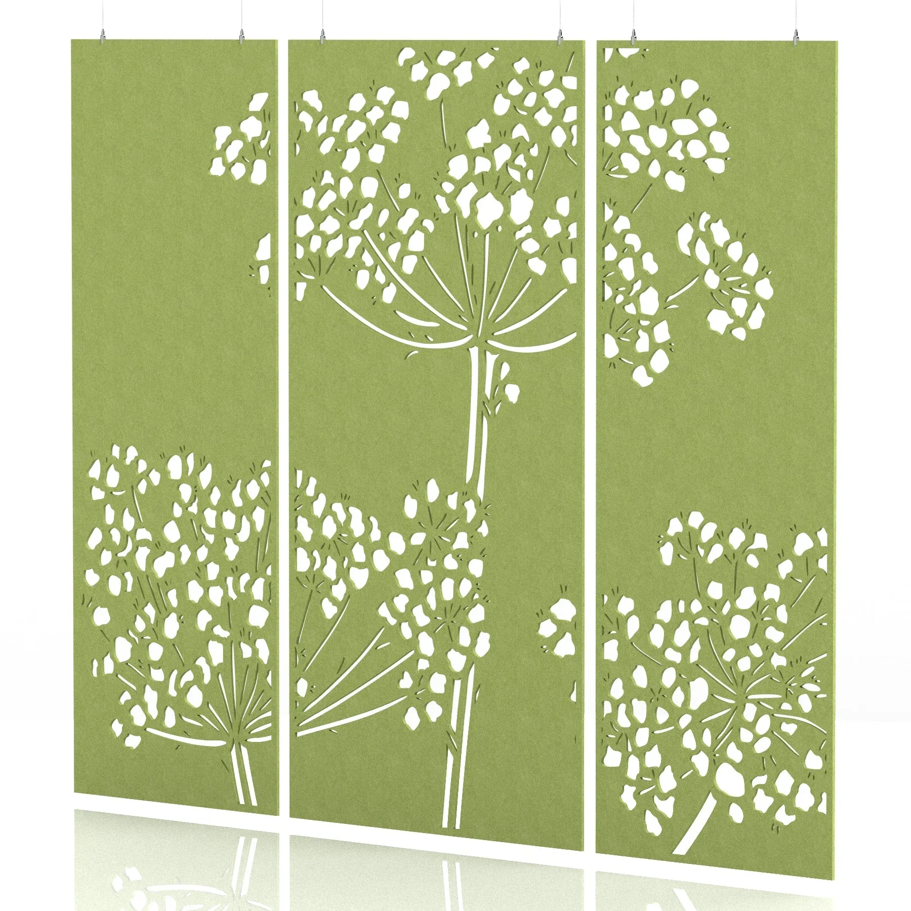 Sch! Acoustic Wall and Hanging Screens (3 Panels)