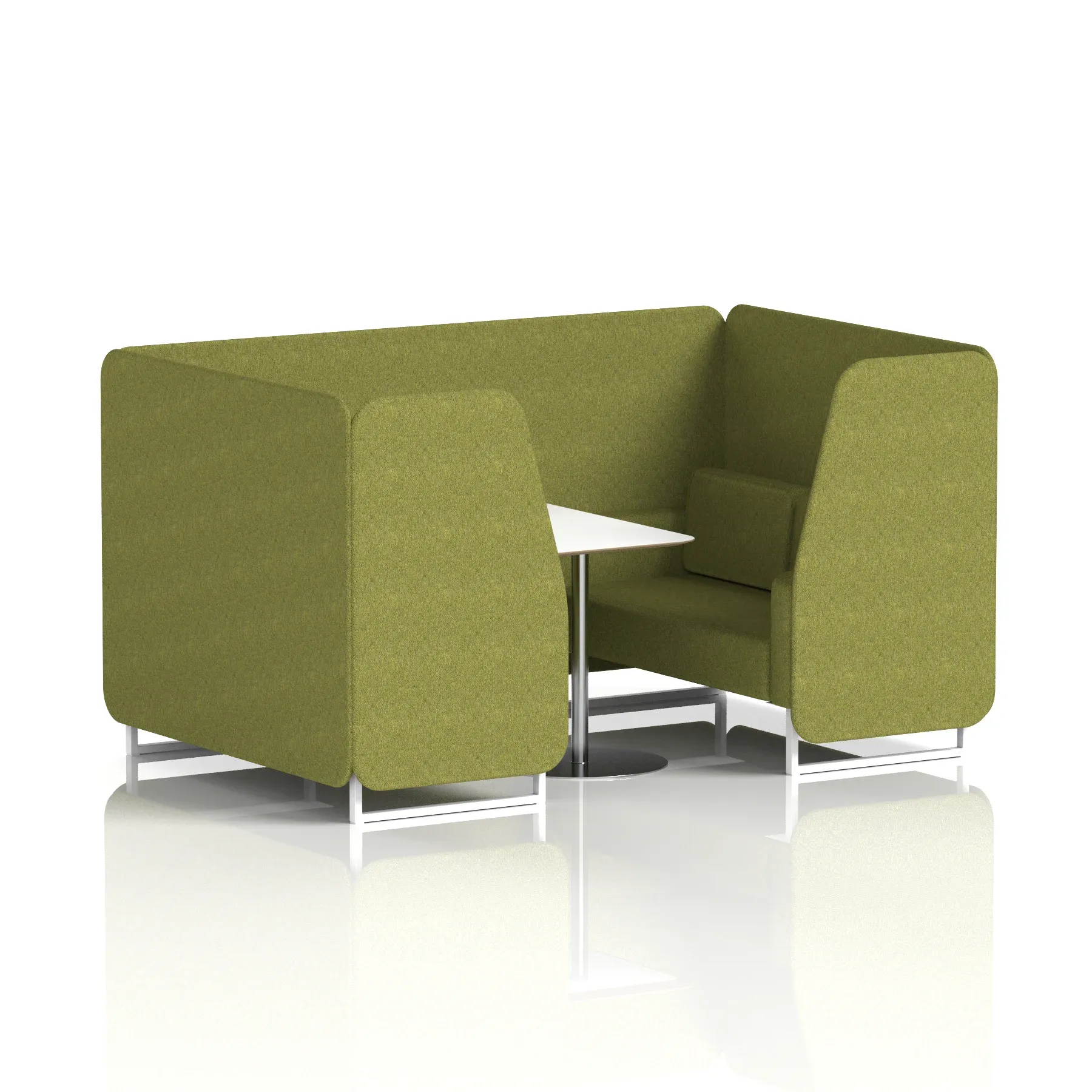 Brixworth Booth With White Table In Single Tone