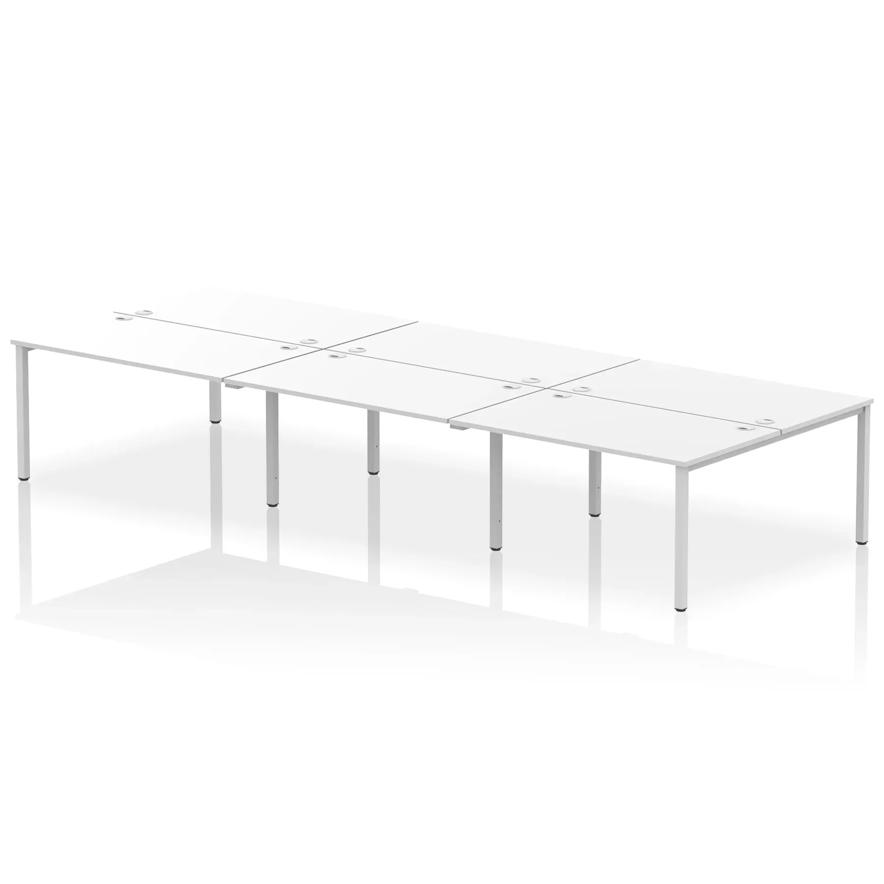 Impulse B2B Bench Desk - 6 Person