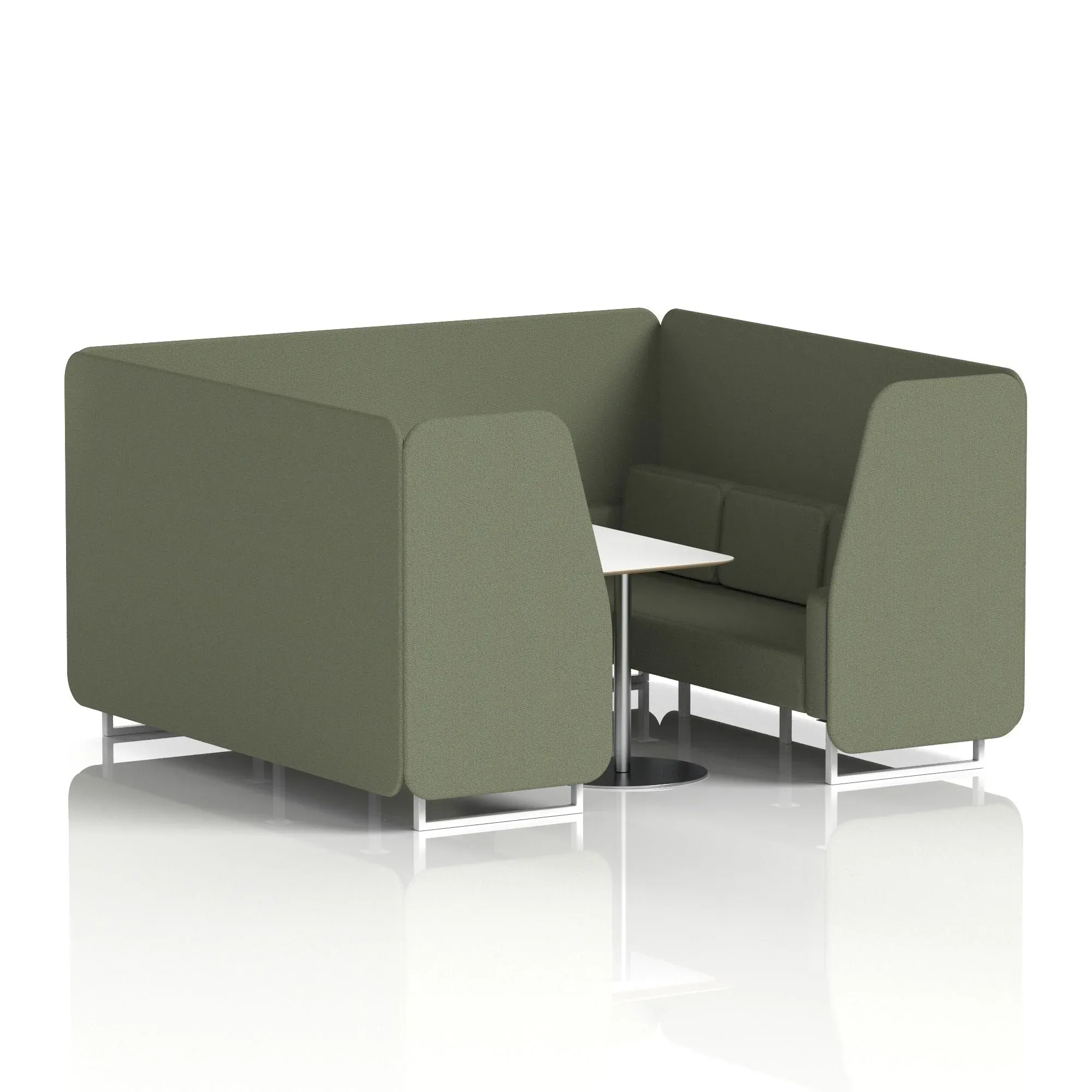 Brixworth Booth With White Table In Single Tone
