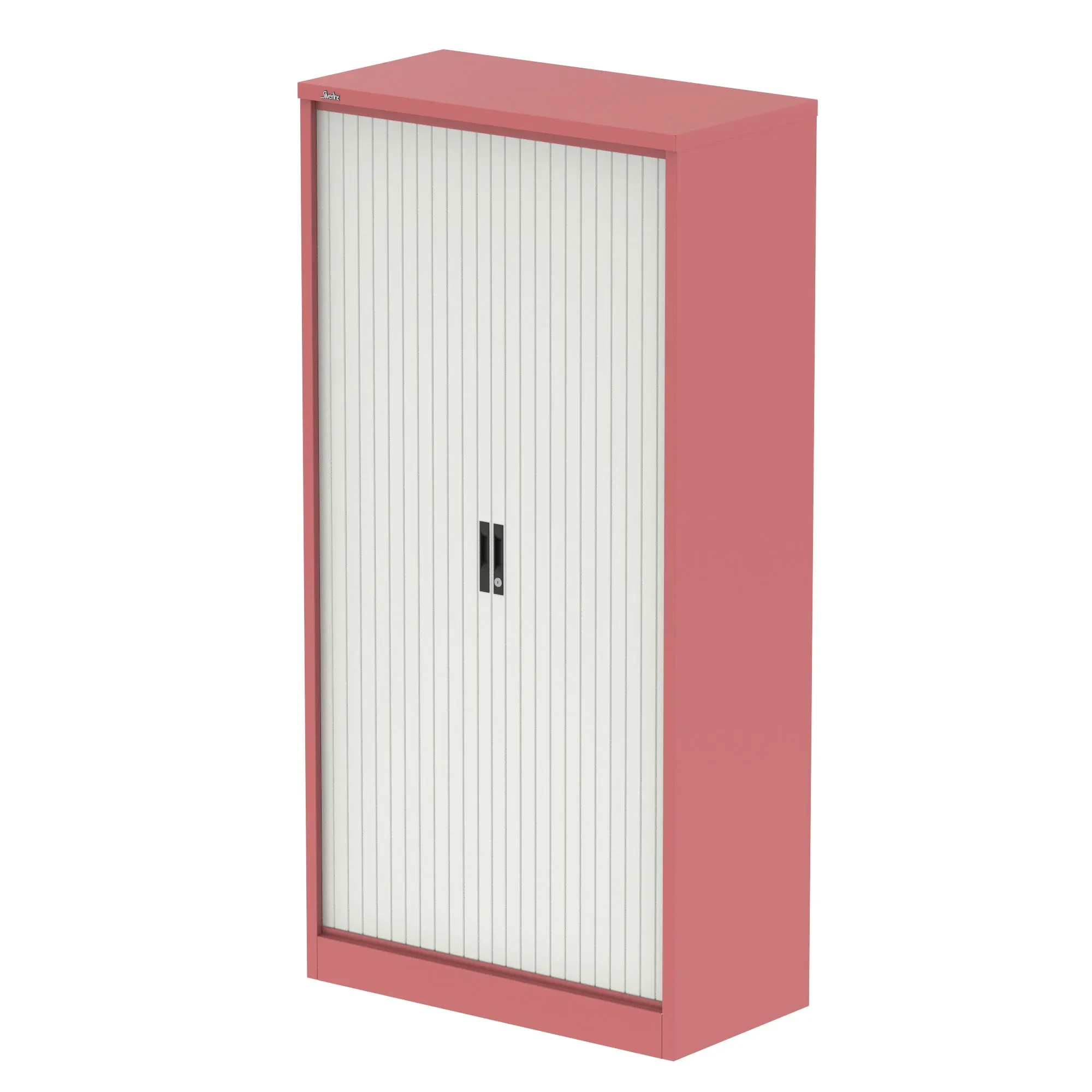EE - Qube Side Tambour Cupboard With Shelves