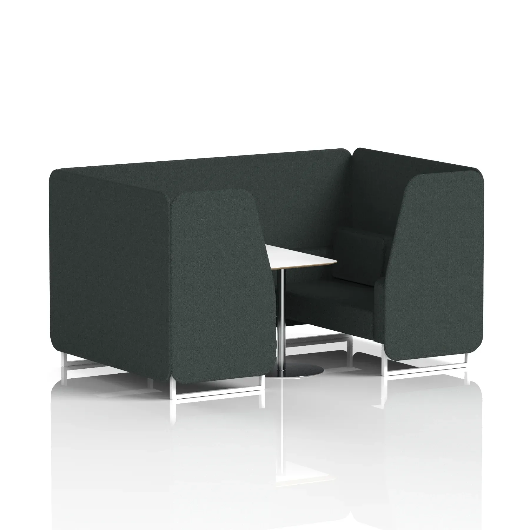 Brixworth Booth With White Table In Single Tone