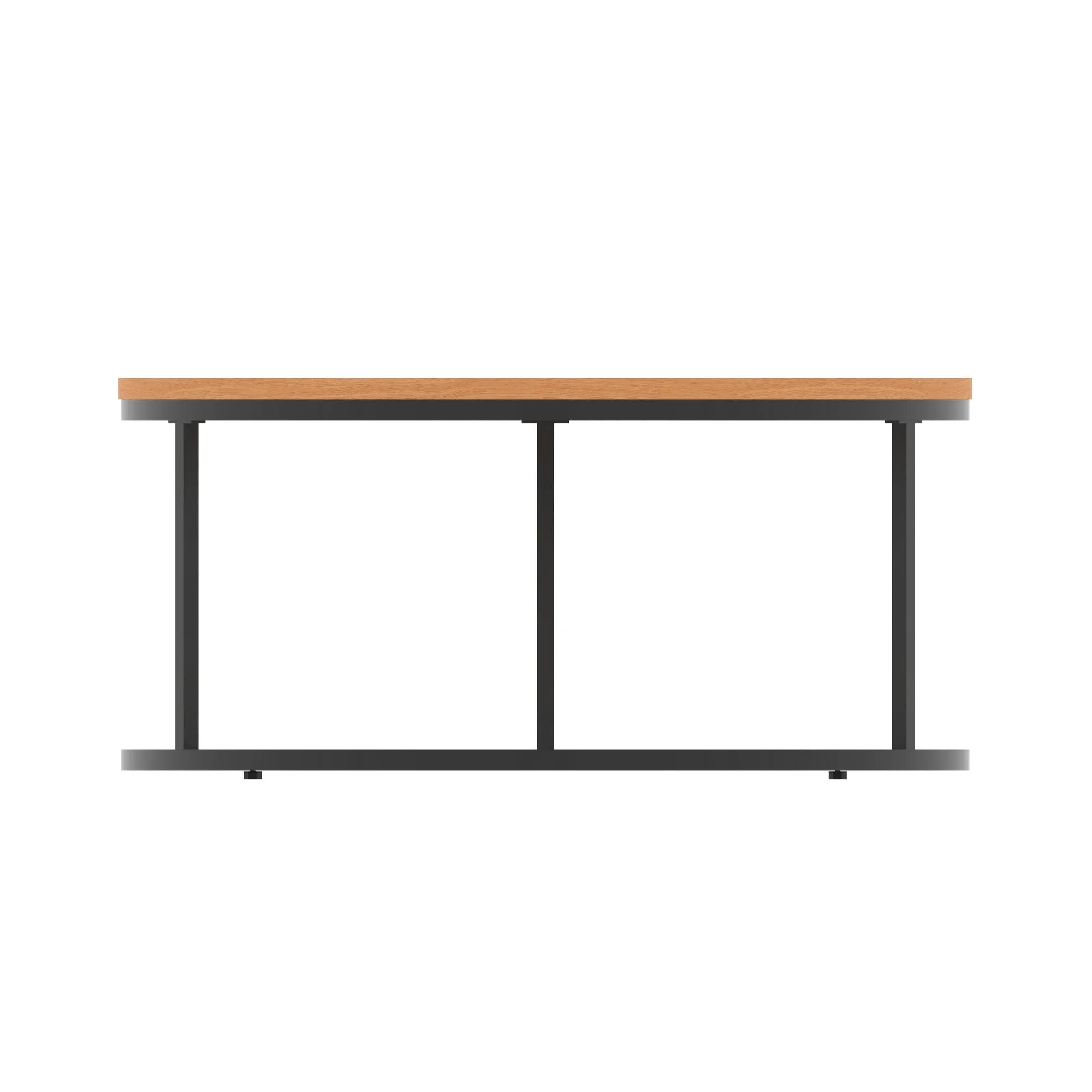 Impulse Round Coffee Table With Metal Frame