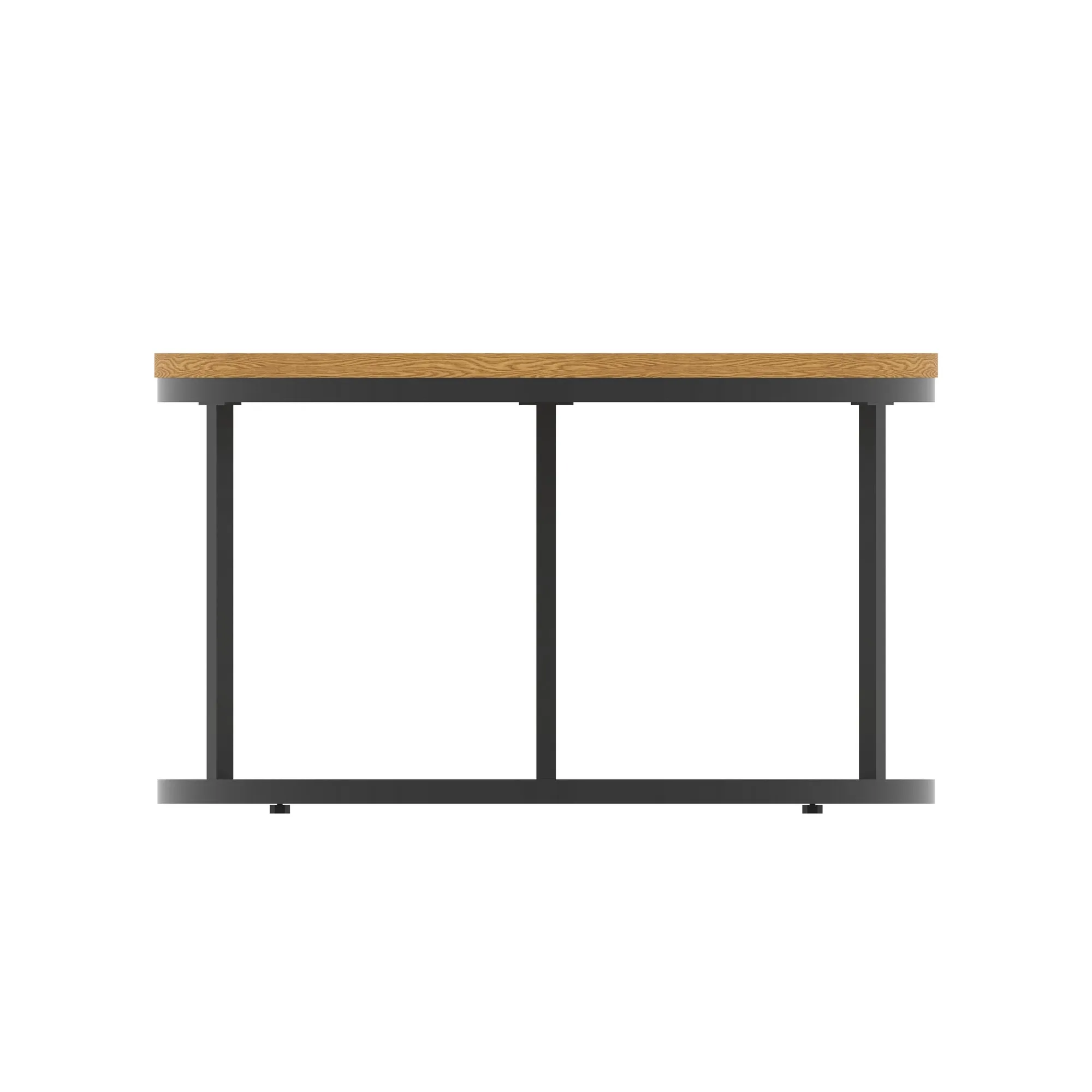 Impulse Round Coffee Table With Metal Frame
