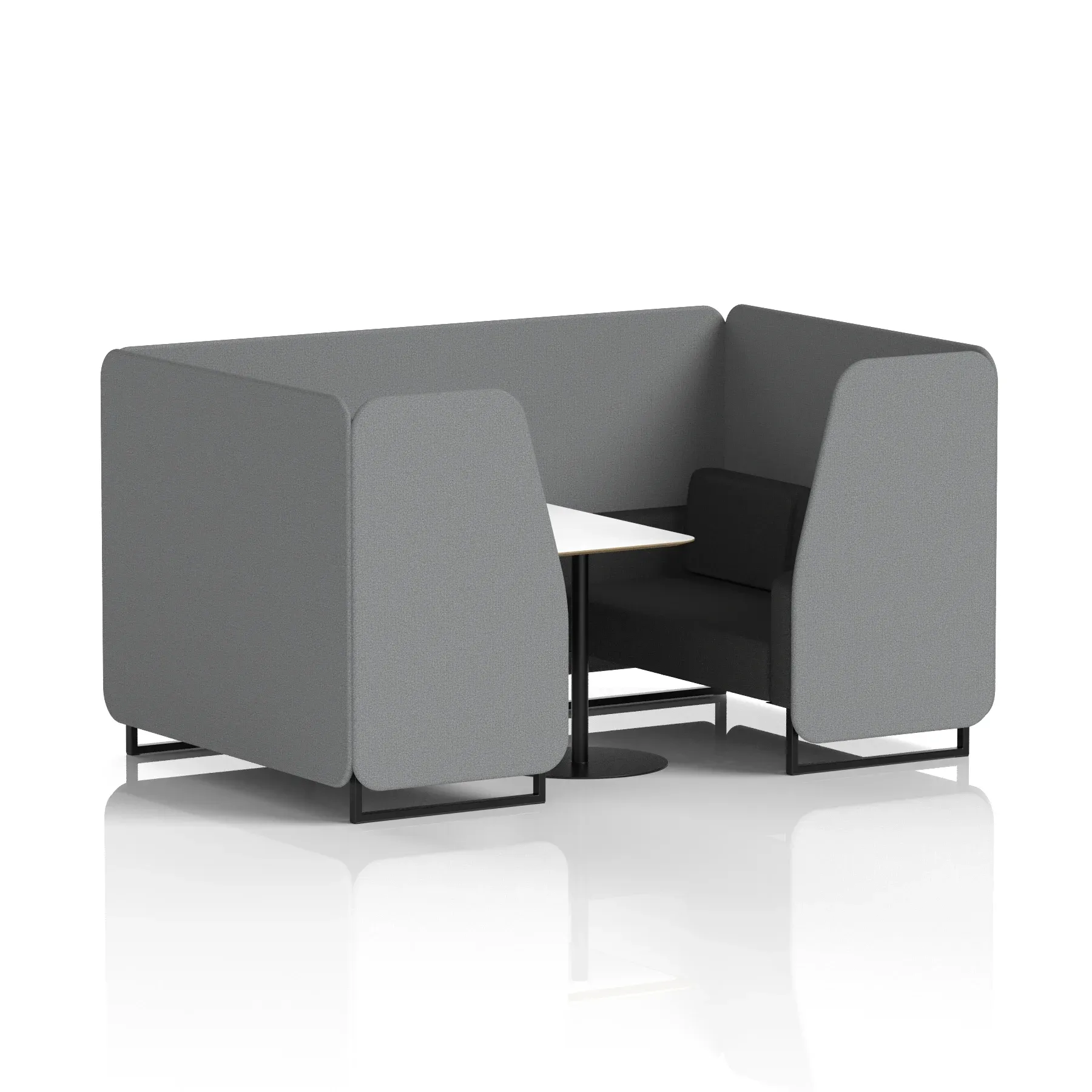 Brixworth Booth With White Table In Two Tone