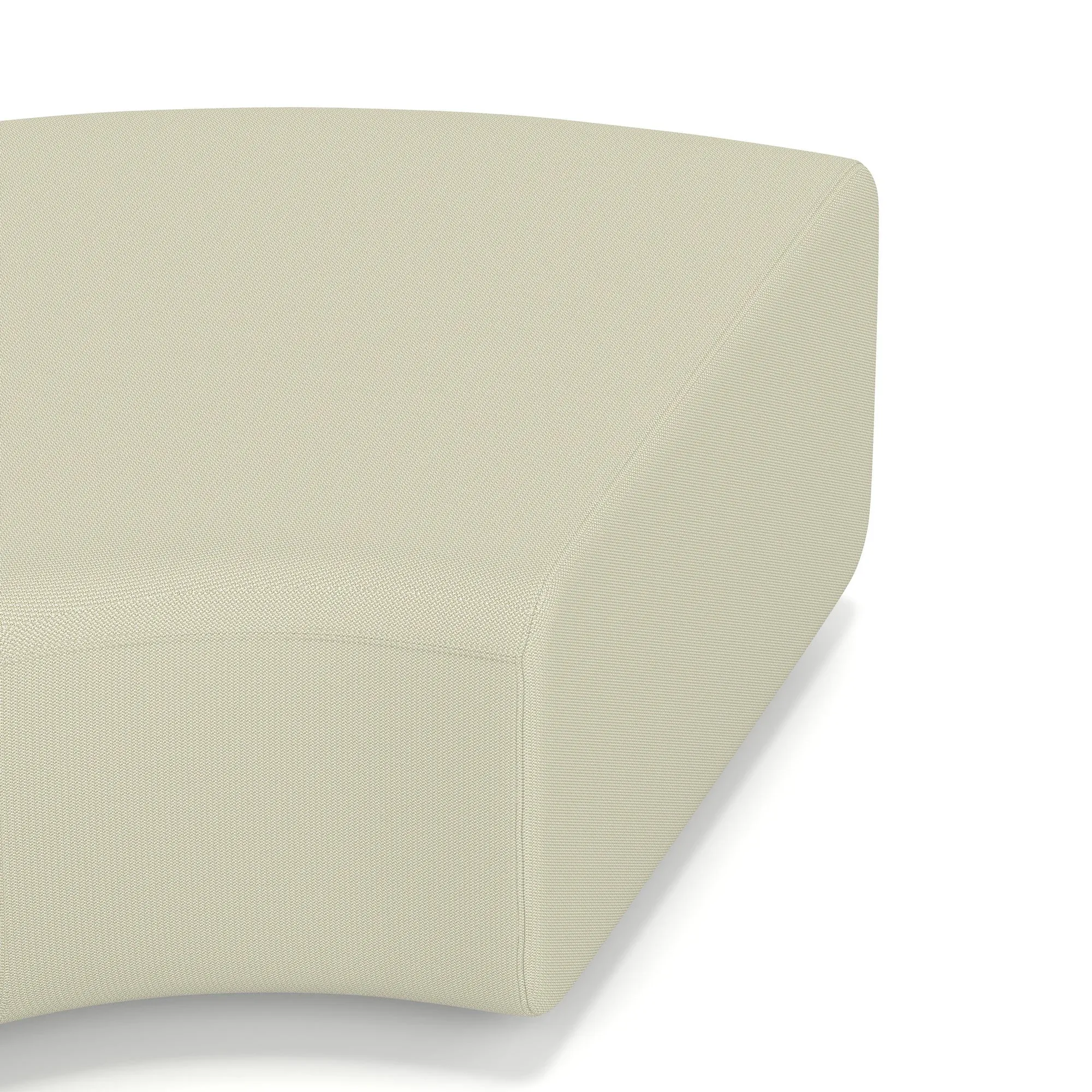 EE - Mawsley Modular Seating 90 Degree Backless Curved Unit