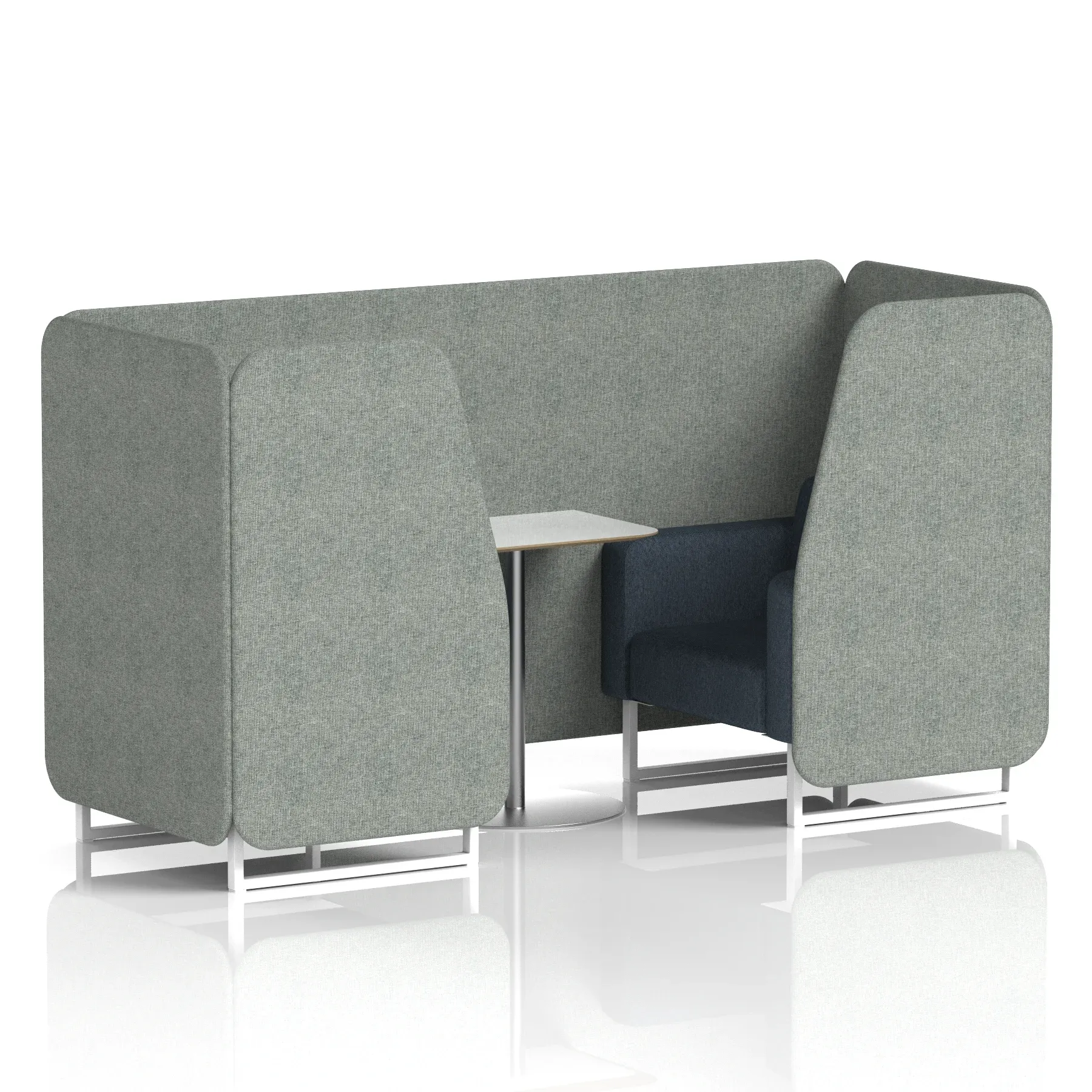Brixworth Booth With White Table In Two Tone