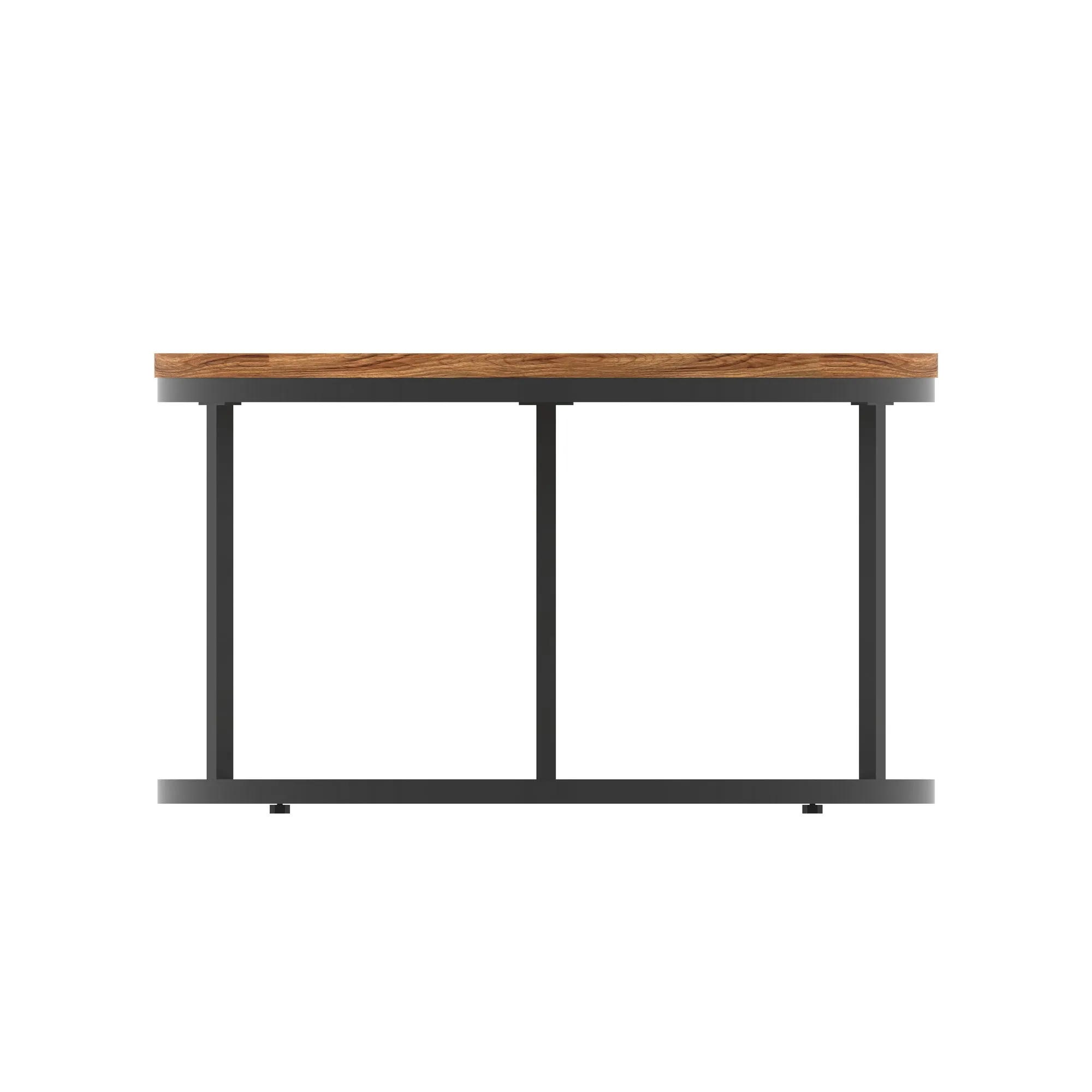 Impulse Round Coffee Table With Metal Frame
