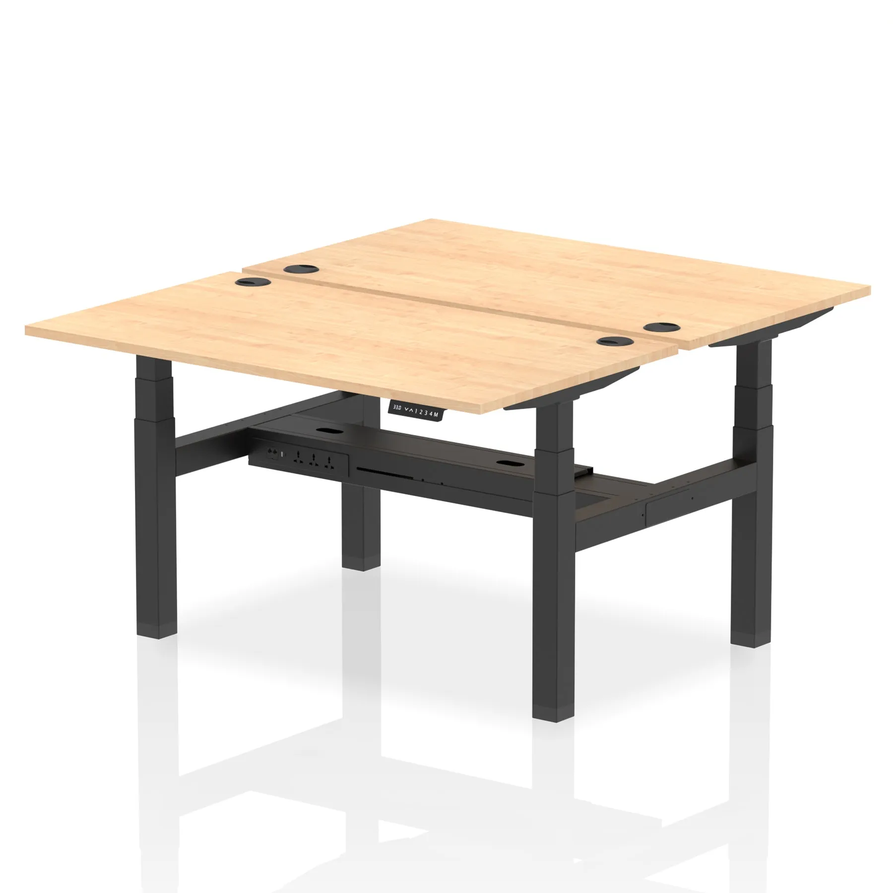 OE - Air Back-to-Back Height Adjustable Bench Desk - 2 Person