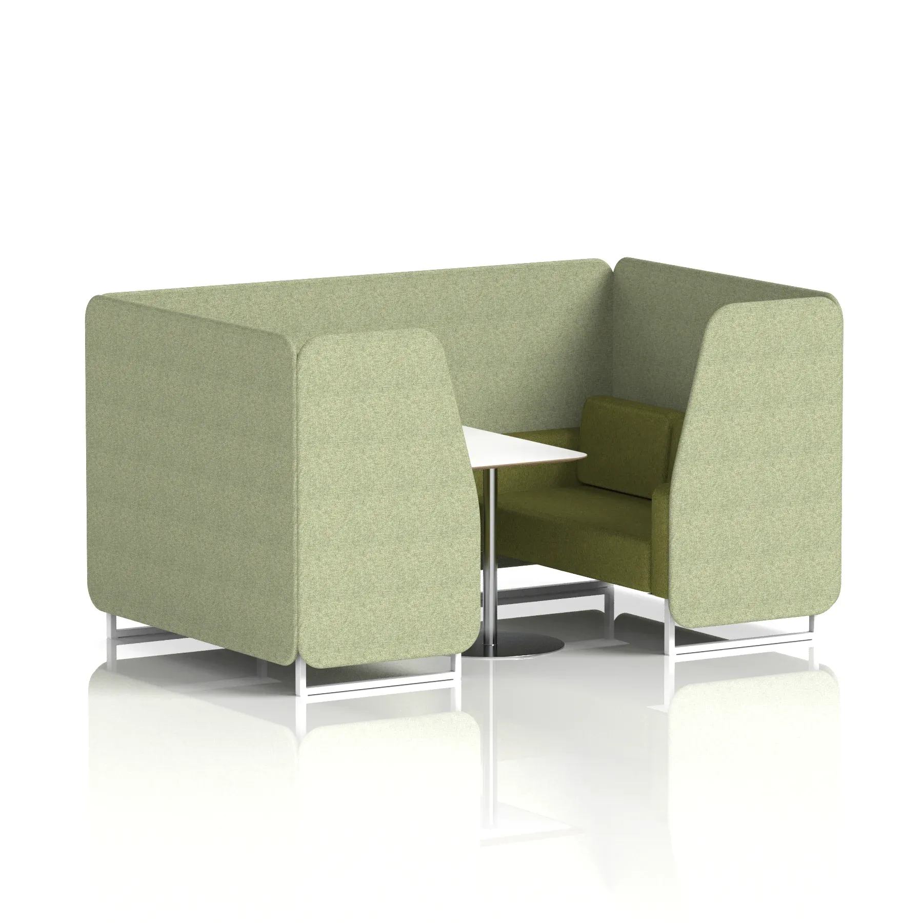 Brixworth Booth With White Table In Two Tone