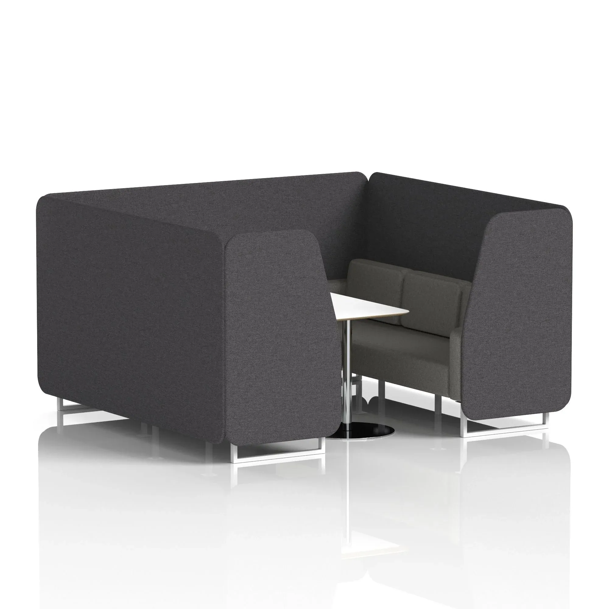 Brixworth Booth With White Table In Two Tone