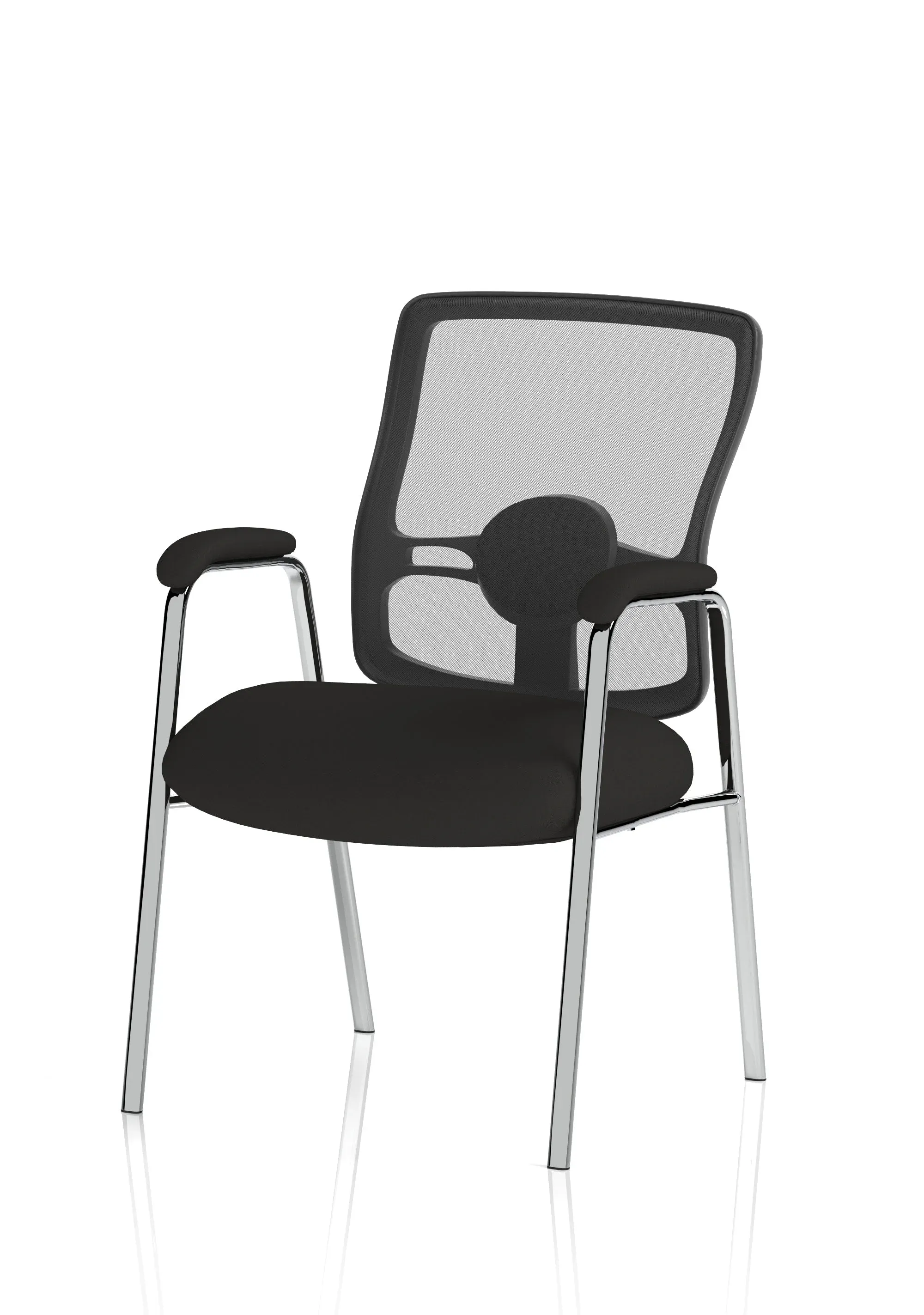 EE - Portland Medium Mesh Back (Straight Leg) Visitor Chair with Arms