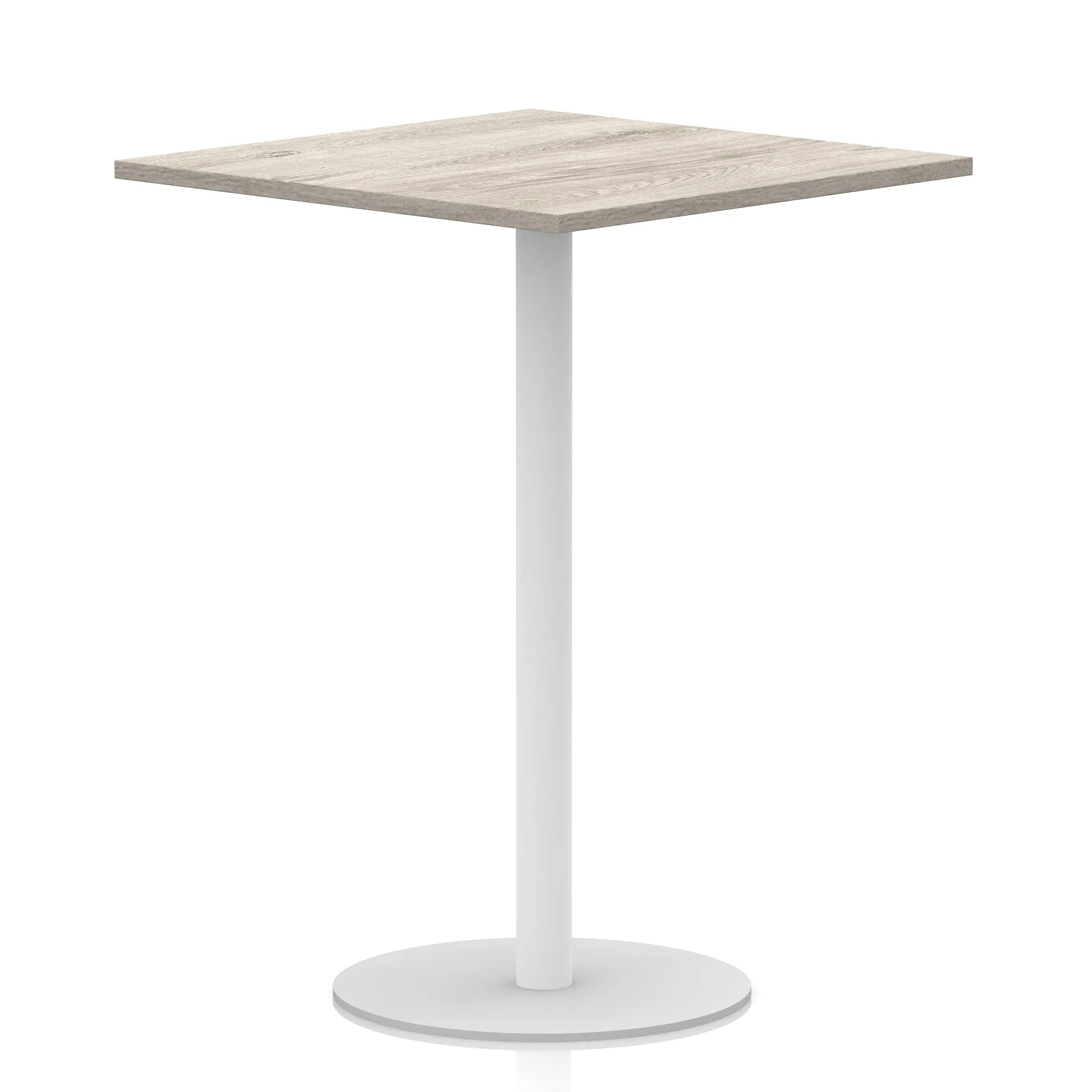 EE - Italia Square Poseur Table White Leg