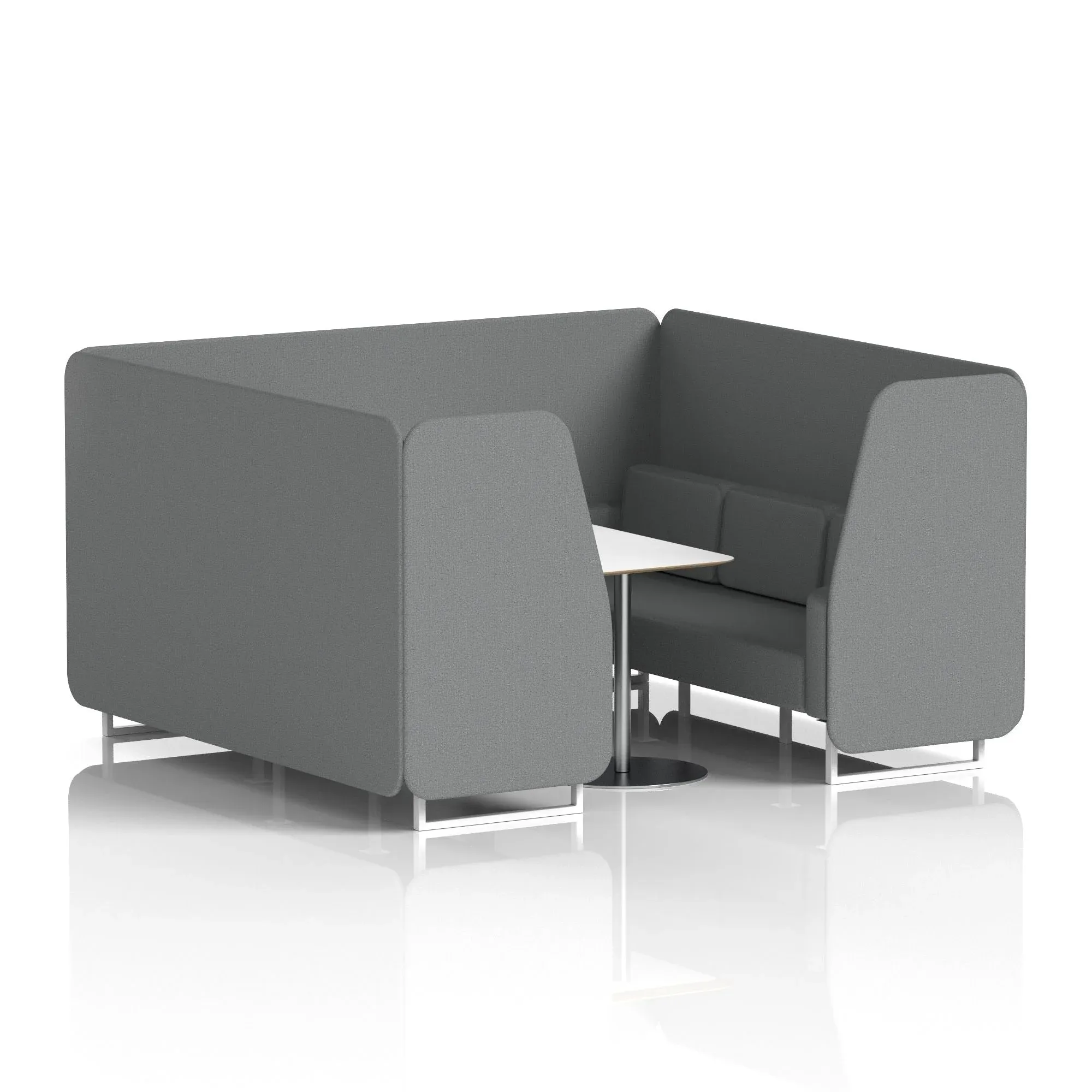Brixworth Booth With White Table In Single Tone