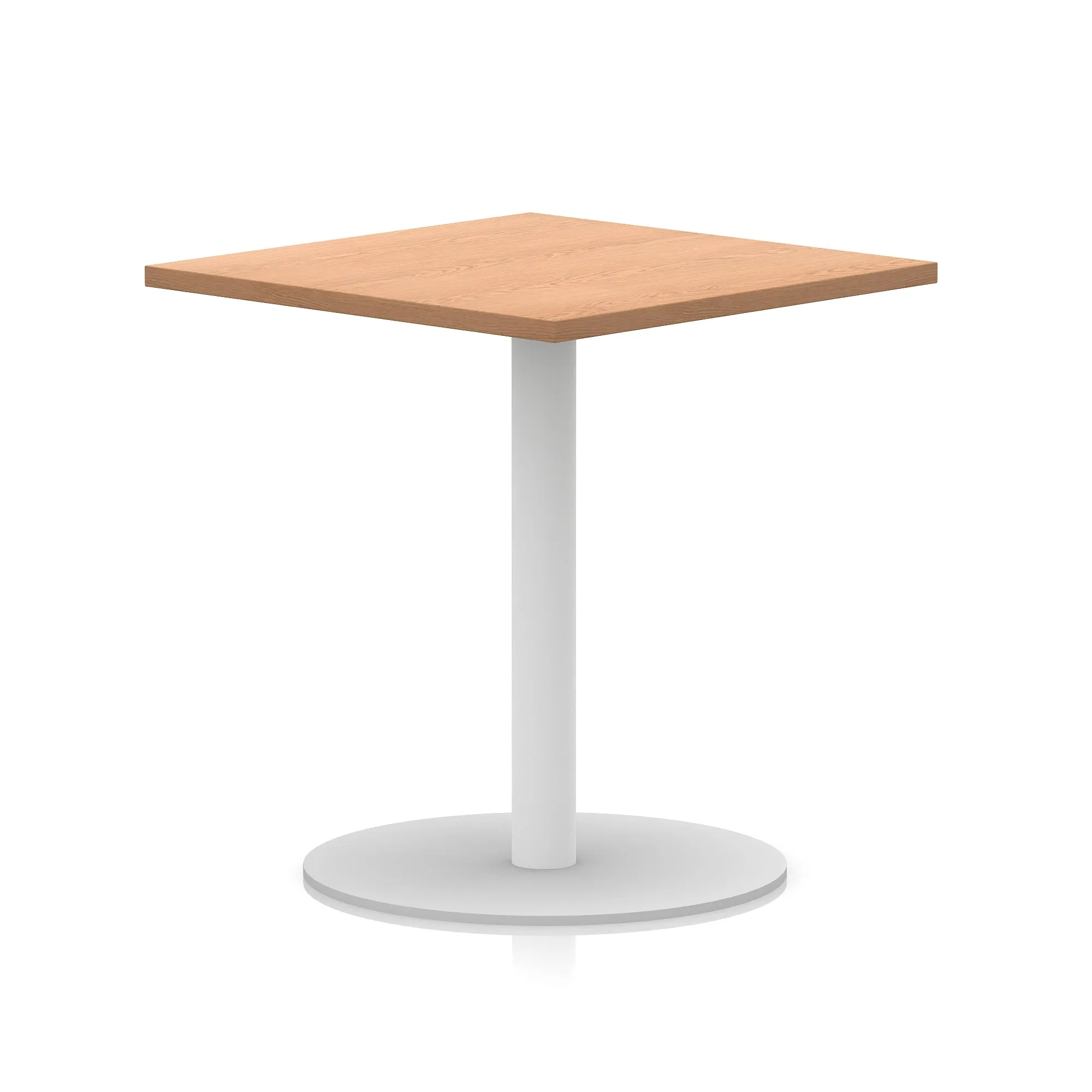 EE - Italia Square Poseur Table White Leg