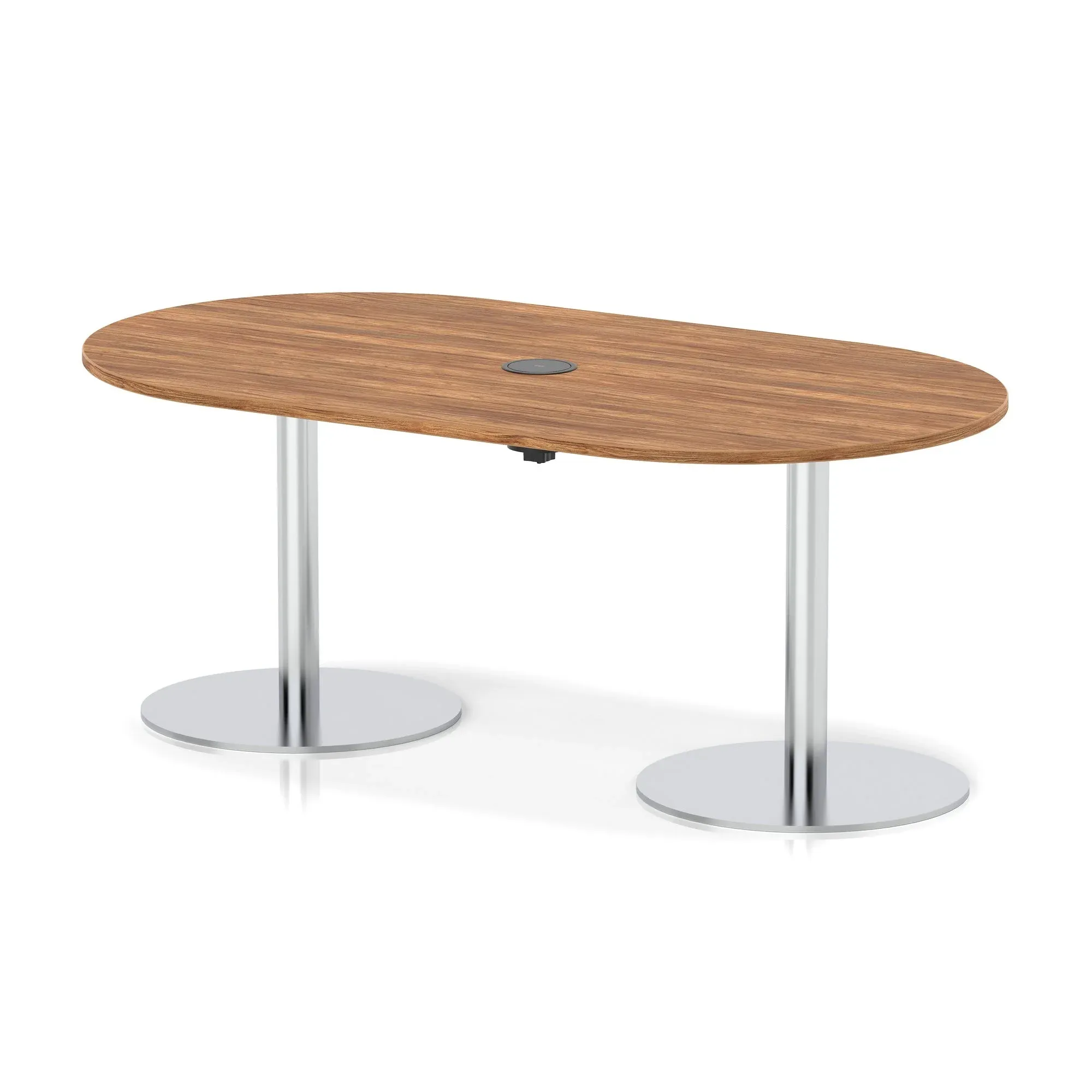 Italia Volta Poseur Boardroom Table With Pop-up Power Module