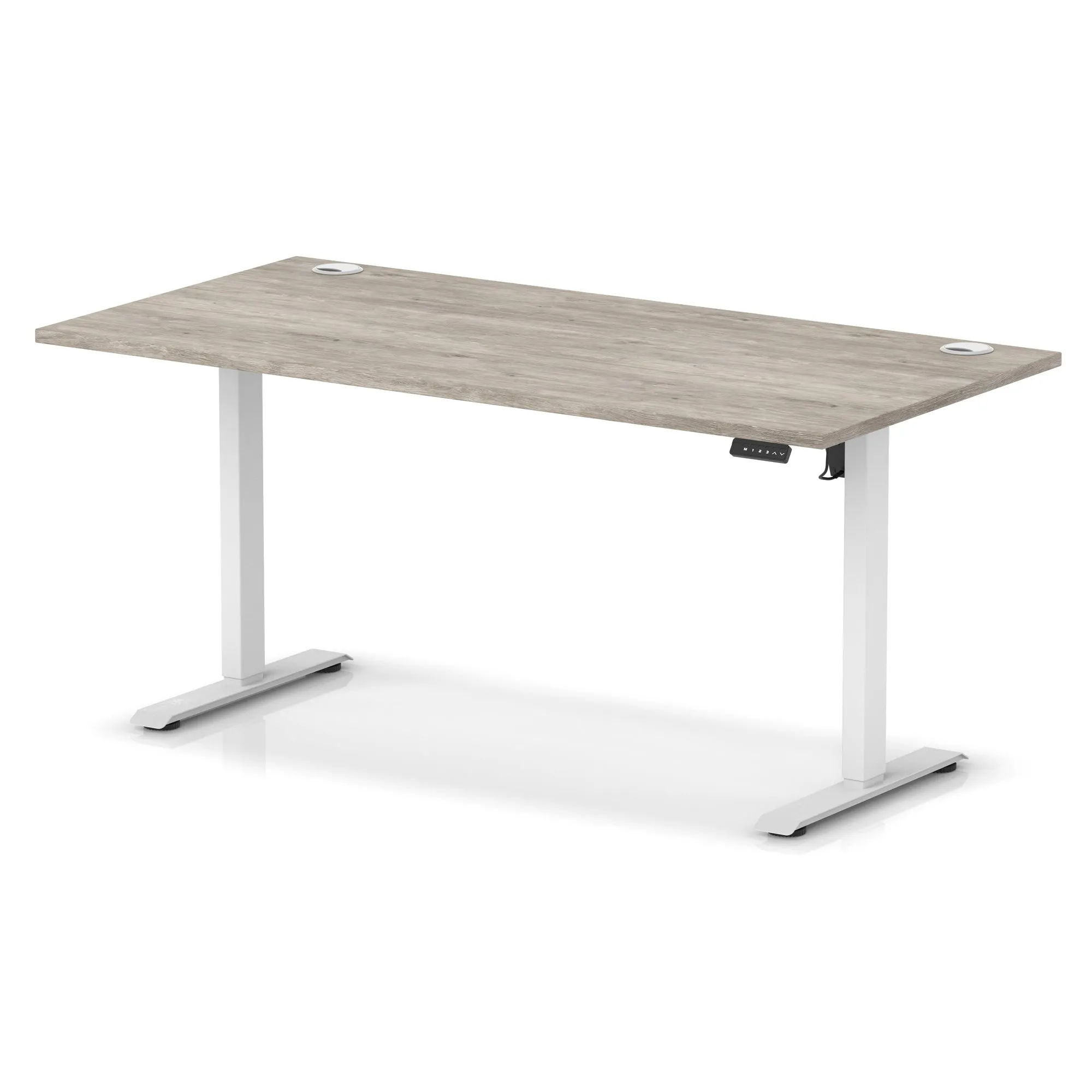 OE - Air Lite Height Adjustable Desk With Cable Ports