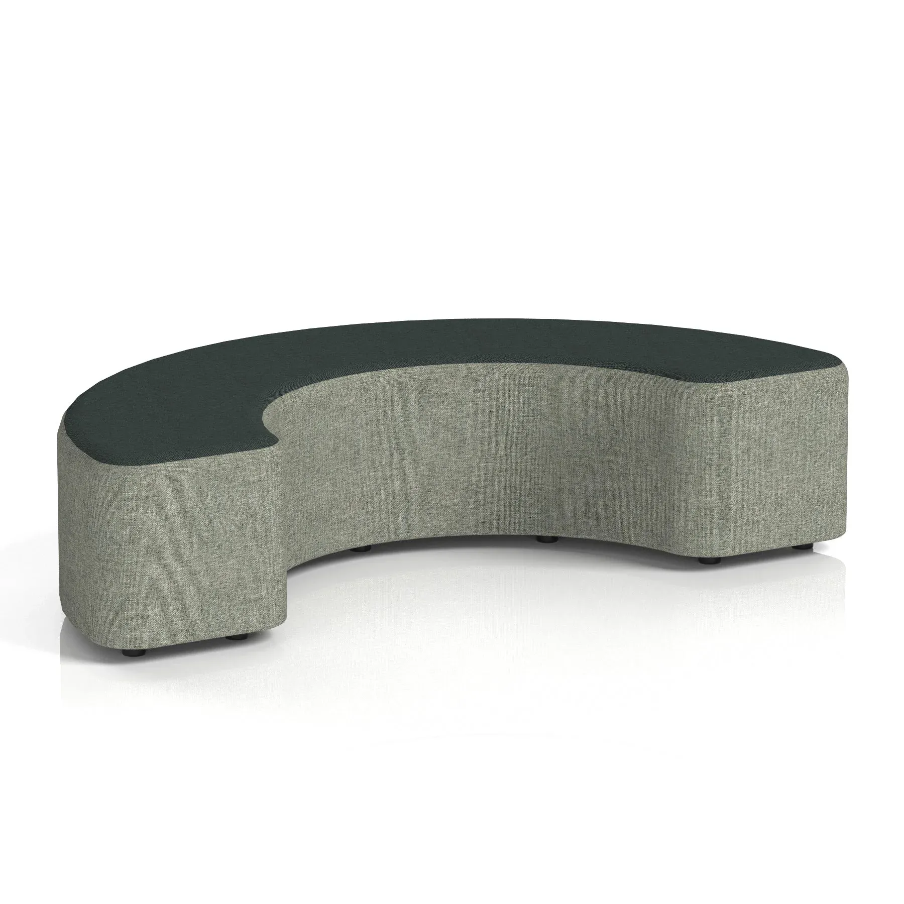 EE - Harlestone Curved Stool in Two Tone