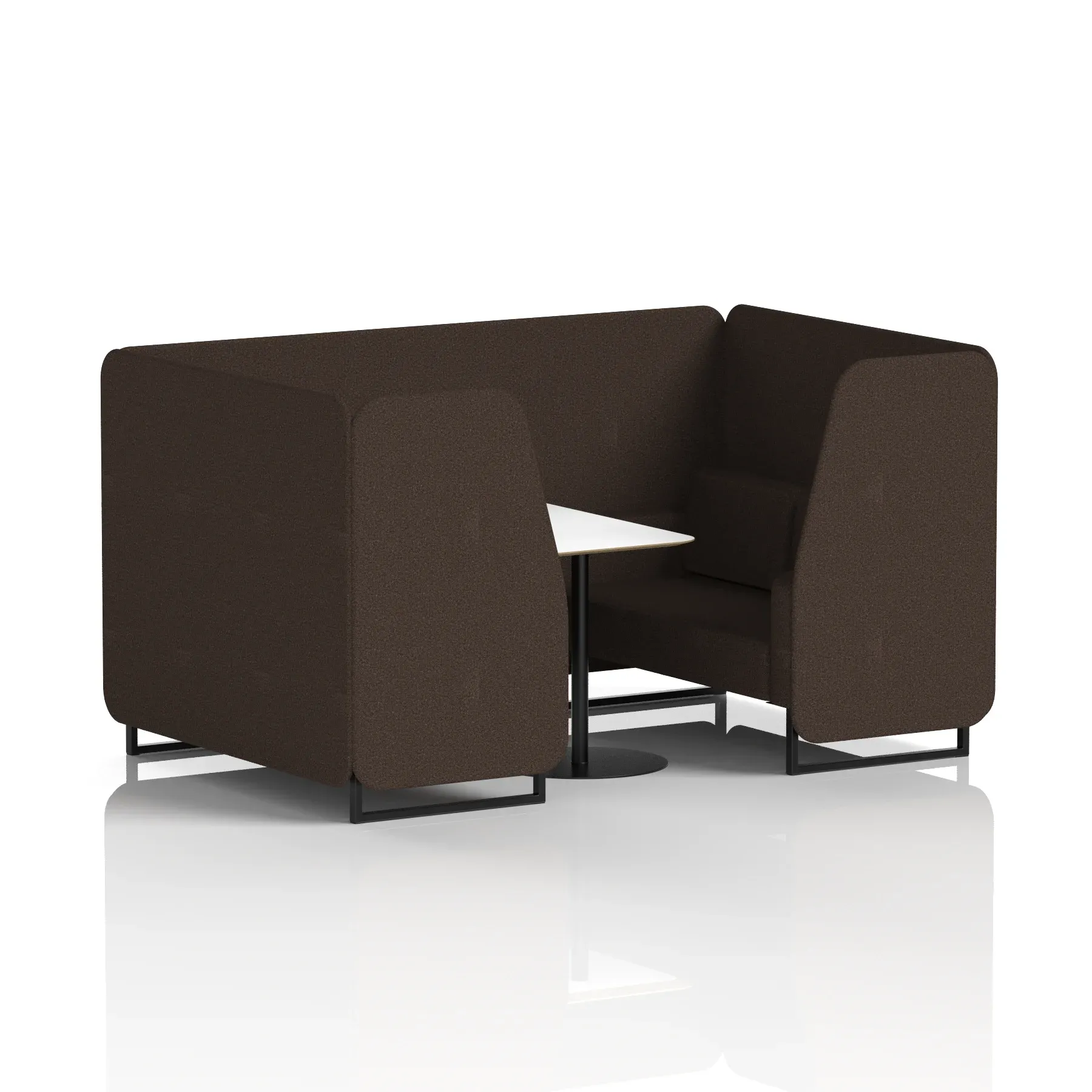 Brixworth Booth With White Table In Single Tone