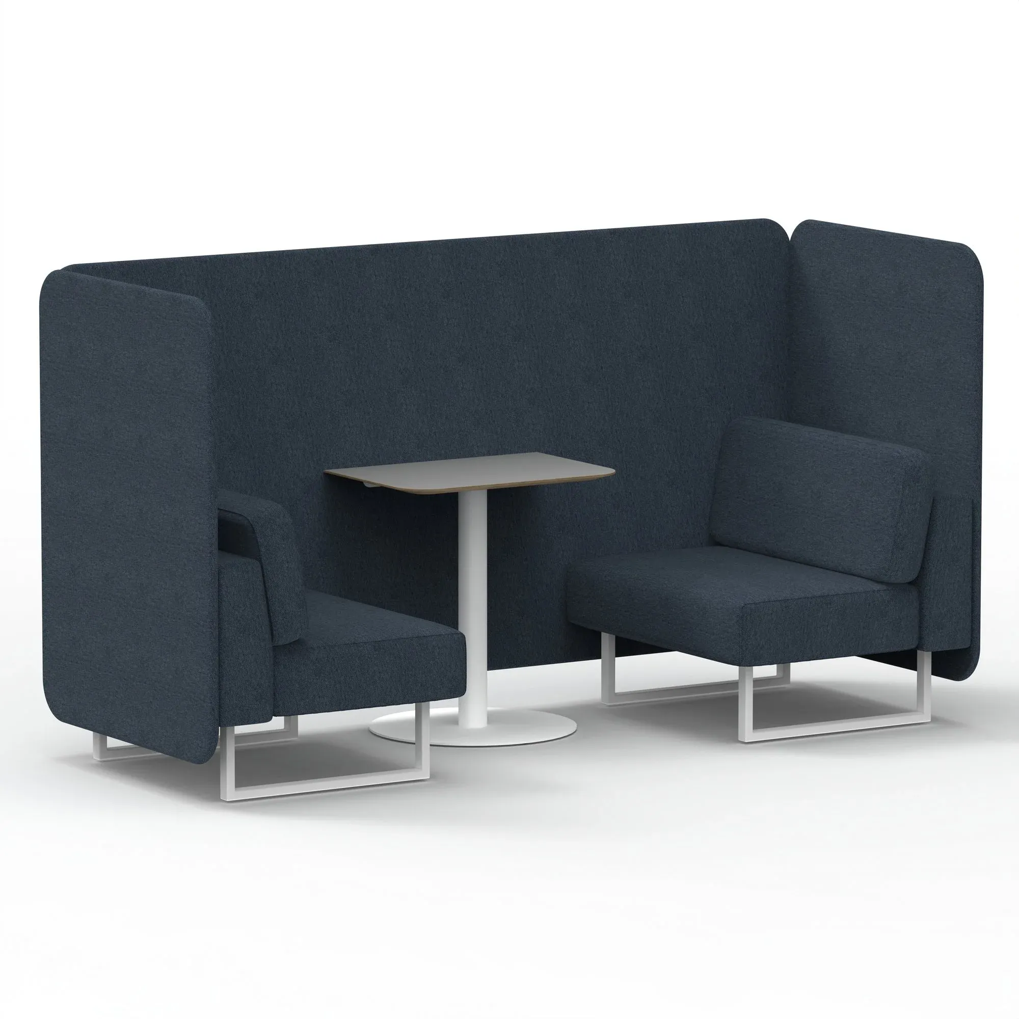 EE - Brixworth Bench Booth With Grey Table In Single Tone