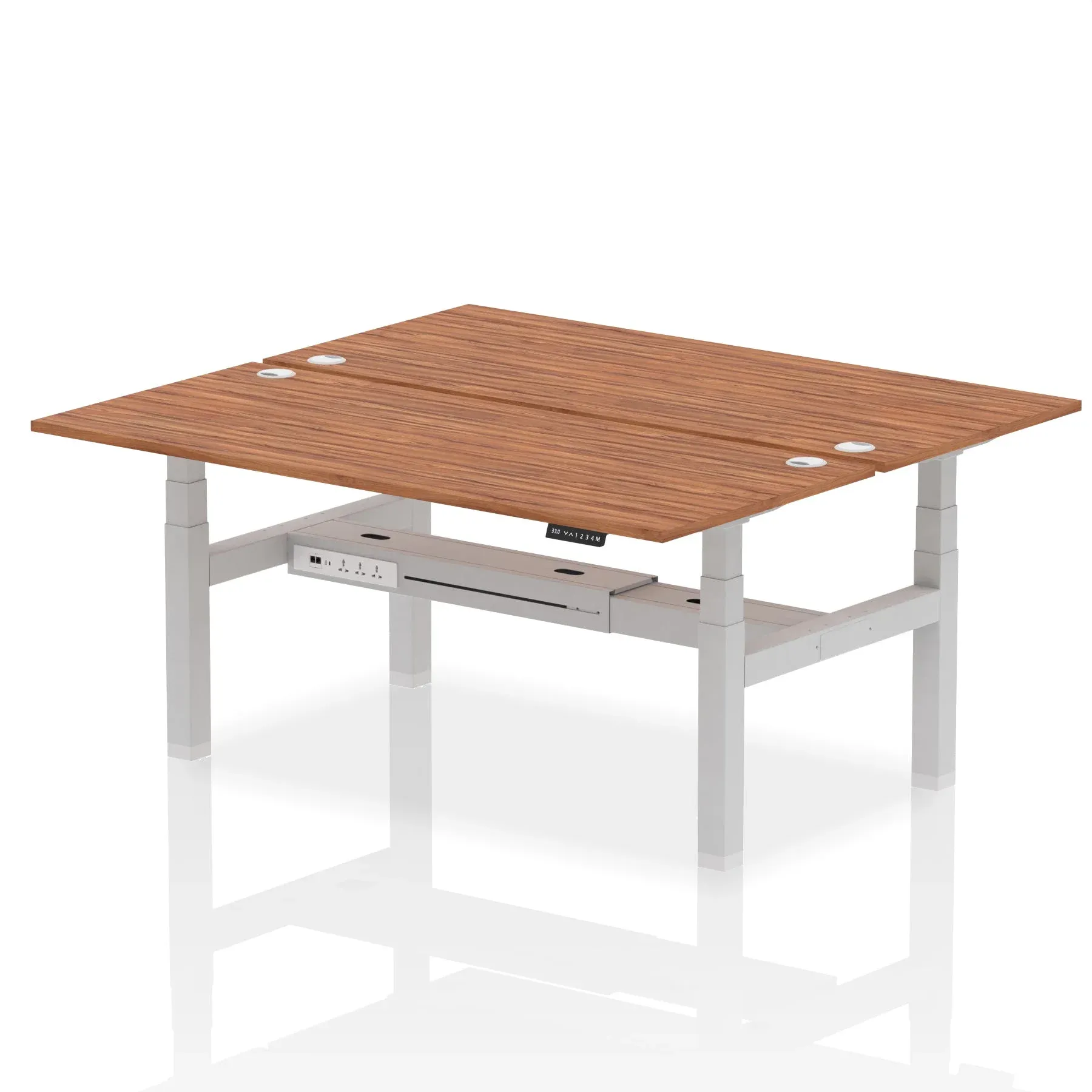OE - Air Back-to-Back Height Adjustable Bench Desk - 2 Person
