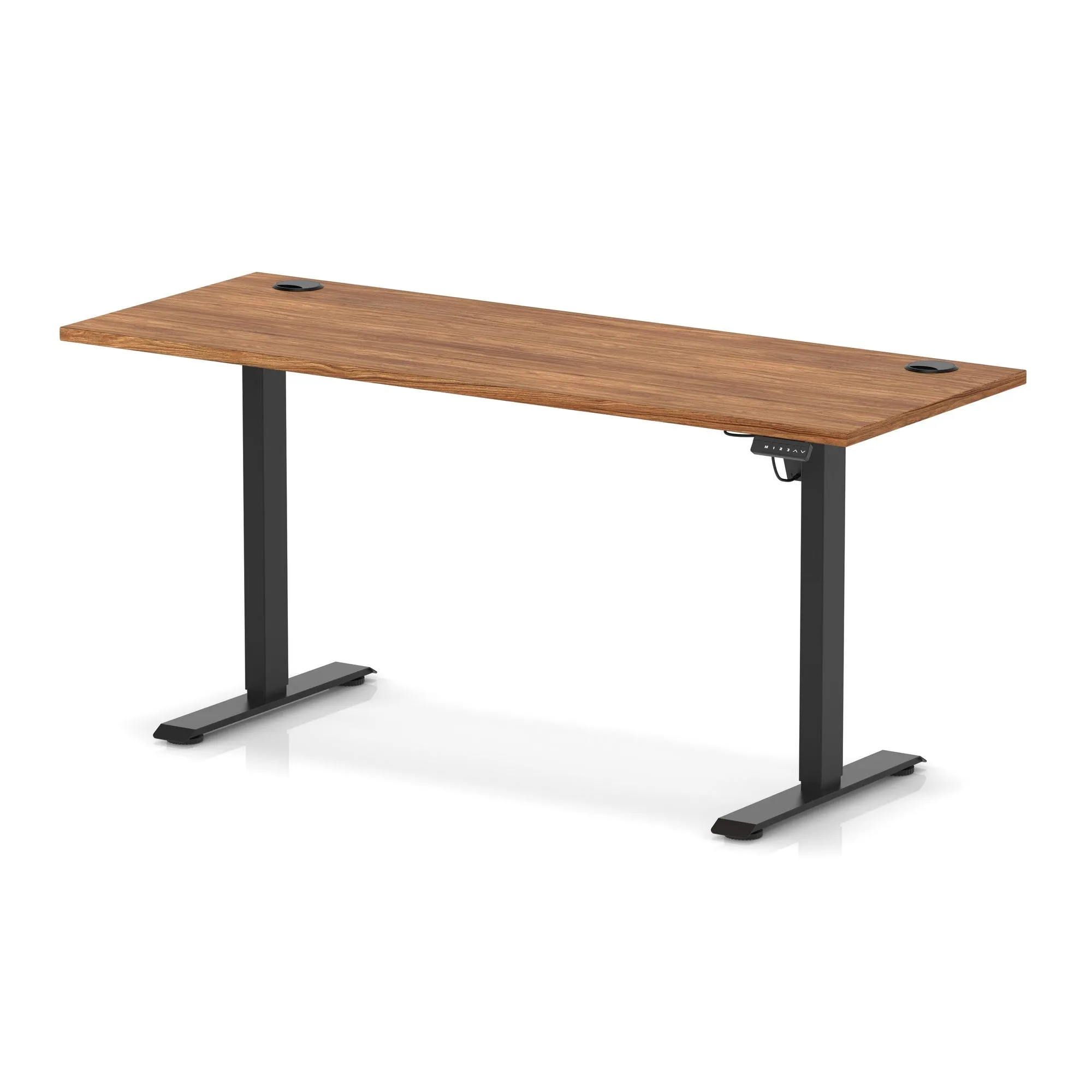 Air Lite Height Adjustable Slimline Desk With Cable Ports