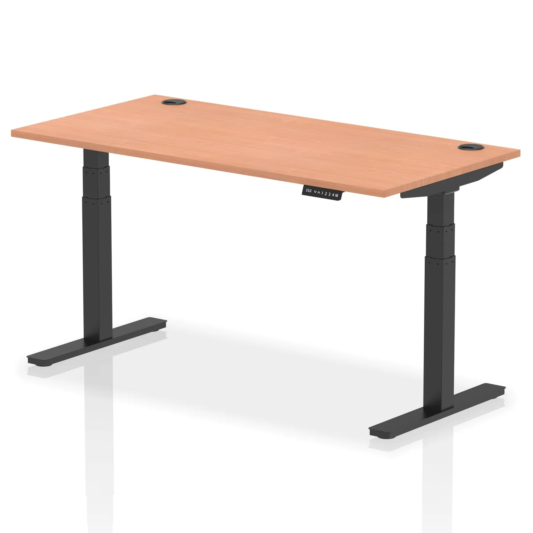 EE - Air Height Adjustable Desk With Cable Ports